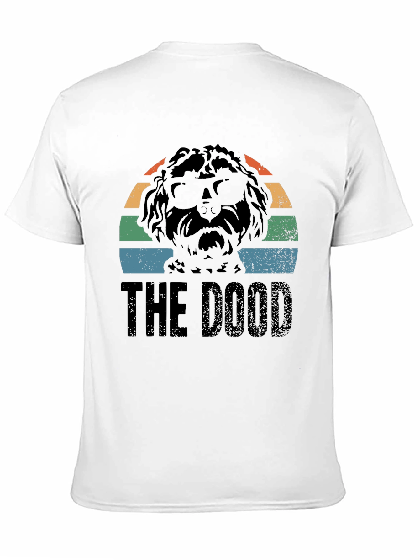 The Doggo Retro Sunset Graphic Tee