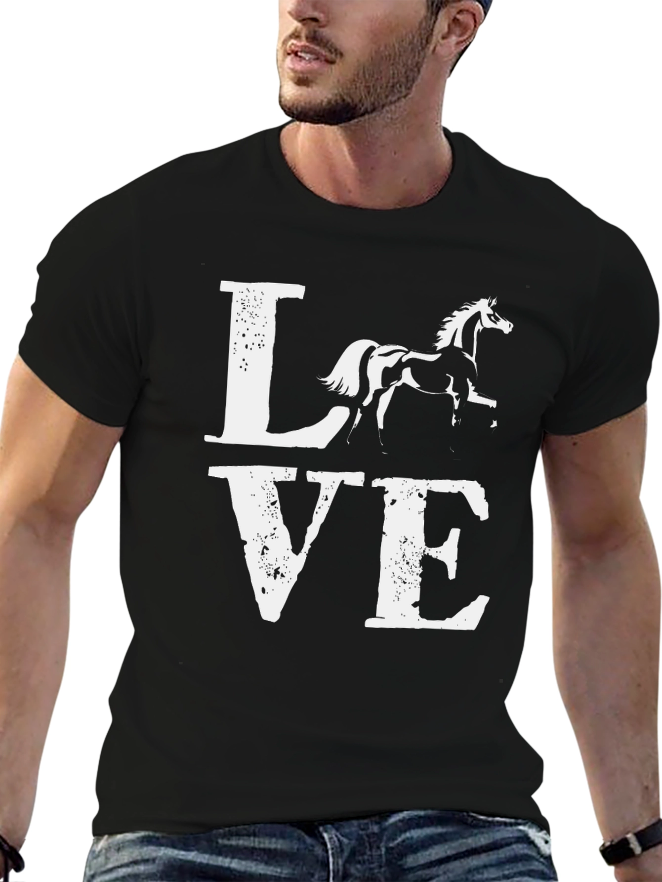Love Horse Tee - Black