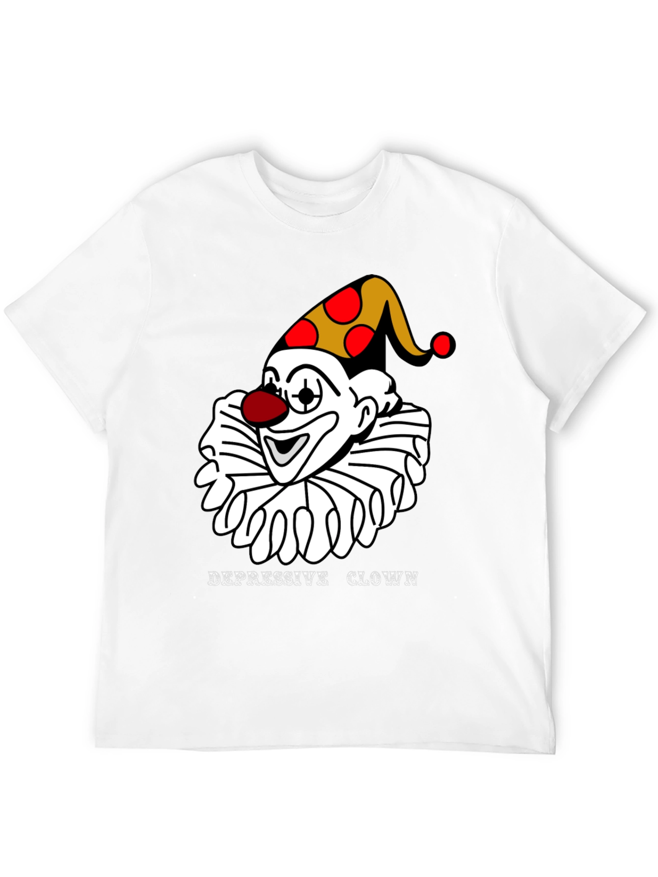 Depressive Clown T-Shirt - Unique Graphic Tee