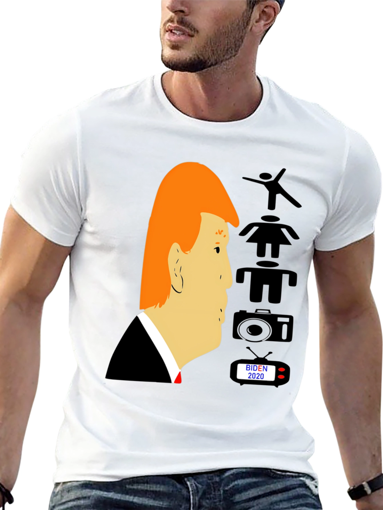 Anti-Trump Pro-Biden 2020 Graphic Tee
