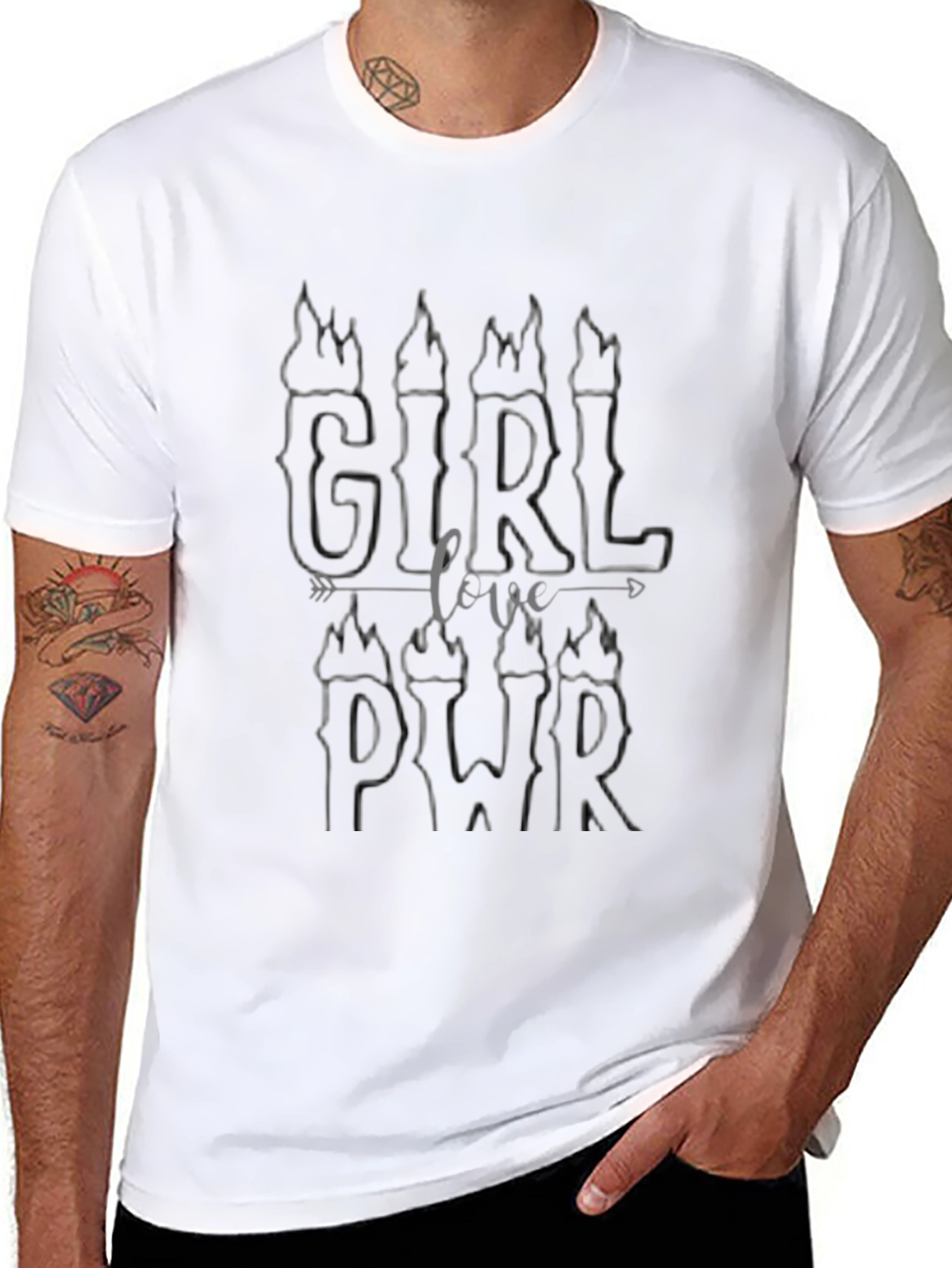 Girl Power Graphic Tee - Trendy Unisex T-Shirt