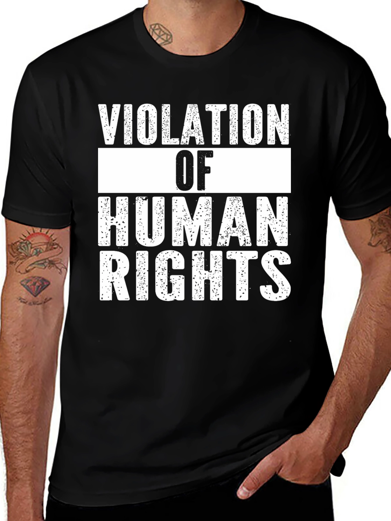 Violation of Human Rights Graphic Tee