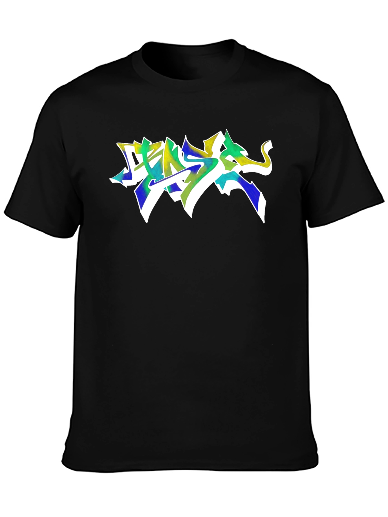 Graffiti T-Shirt - Urban Style Black Tee