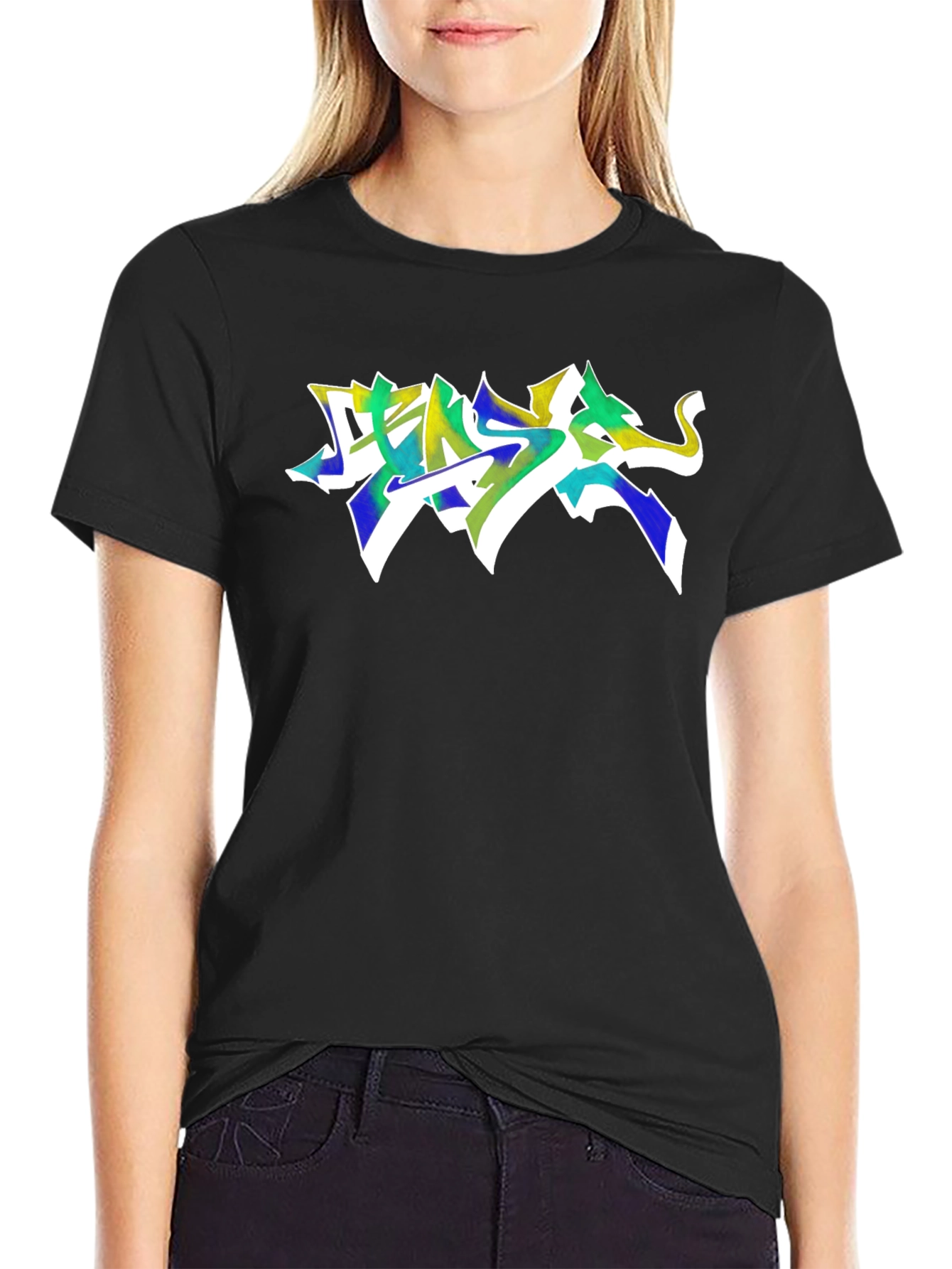 Graffiti T-Shirt - Urban Style Black Tee