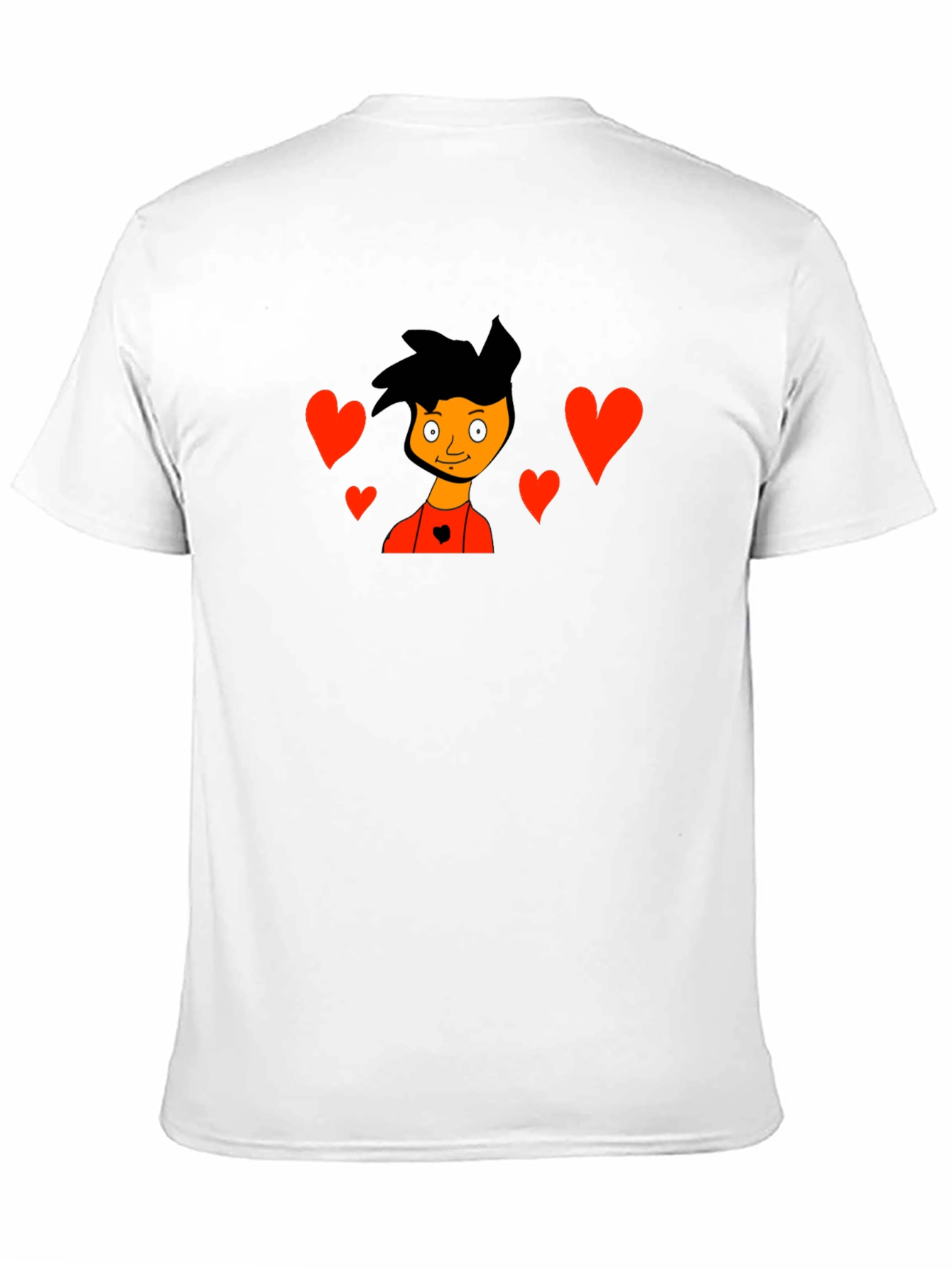 Cartoon Lovers Black T-Shirt