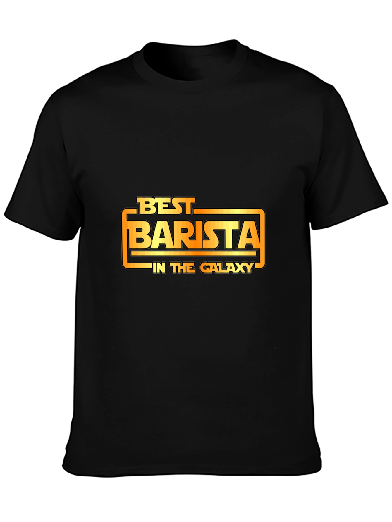 Best Barista in the Galaxy Graphic Tee - Black