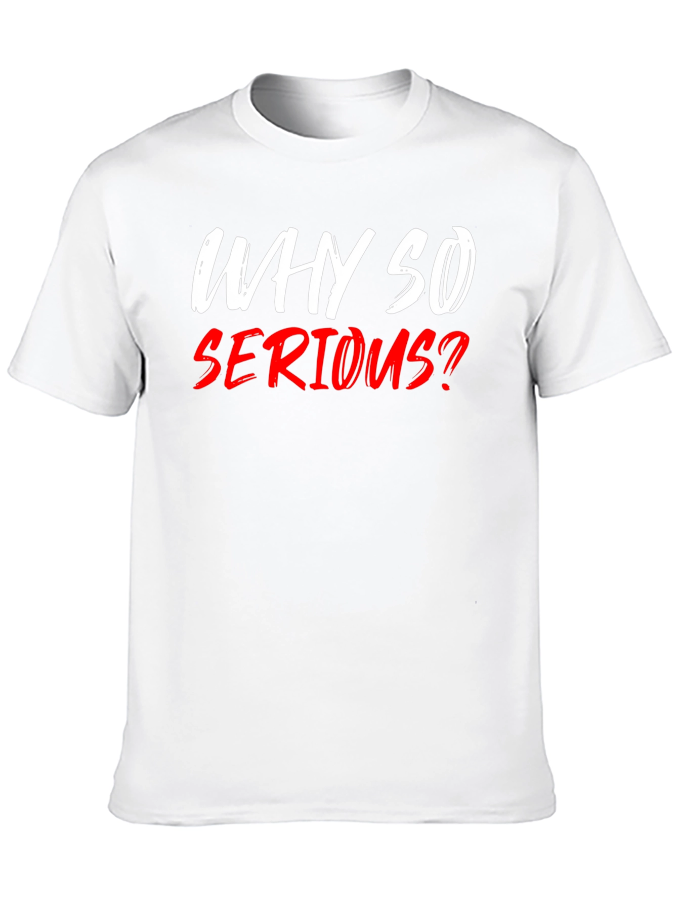 Why So Serious? Graphic T-Shirt - Black Cotton Tee