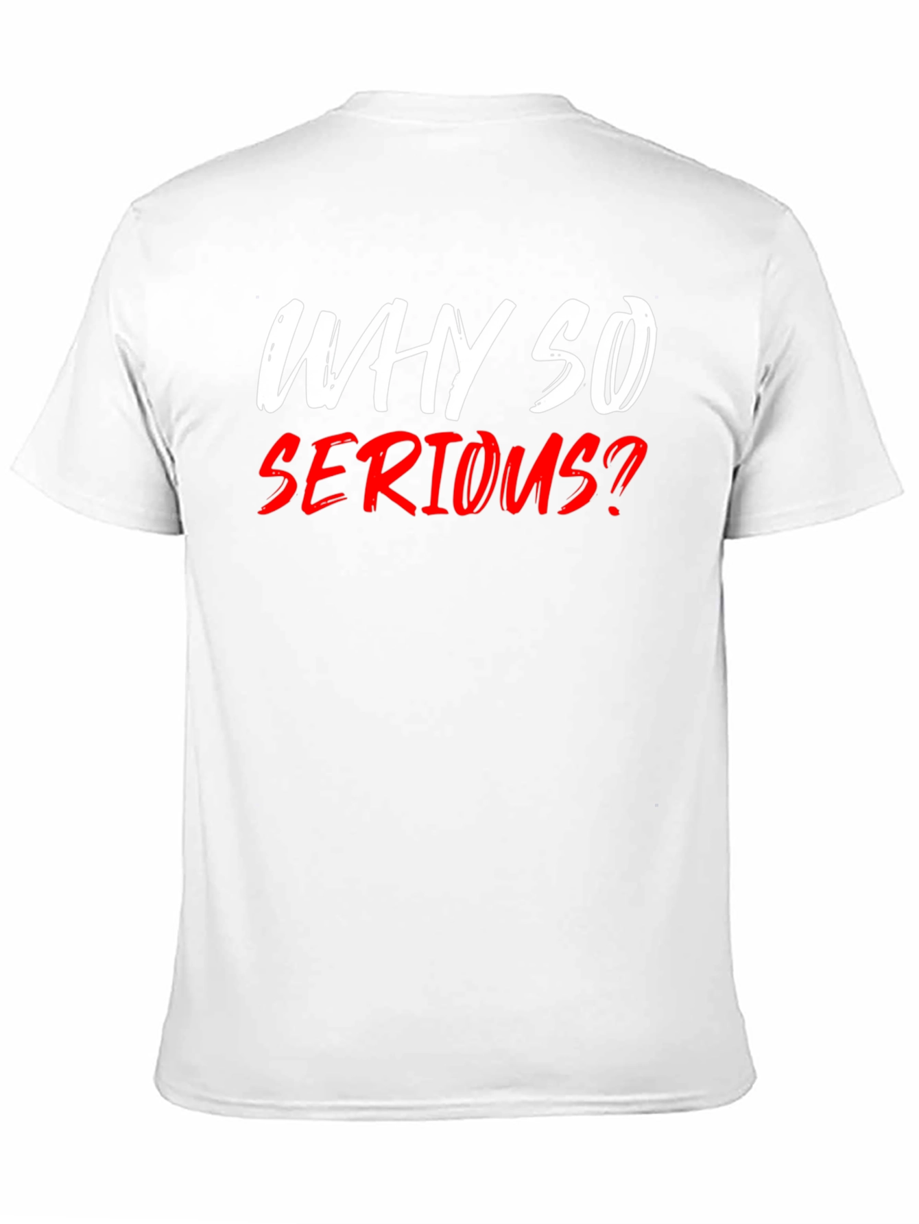 Why So Serious? Graphic T-Shirt - Black Cotton Tee