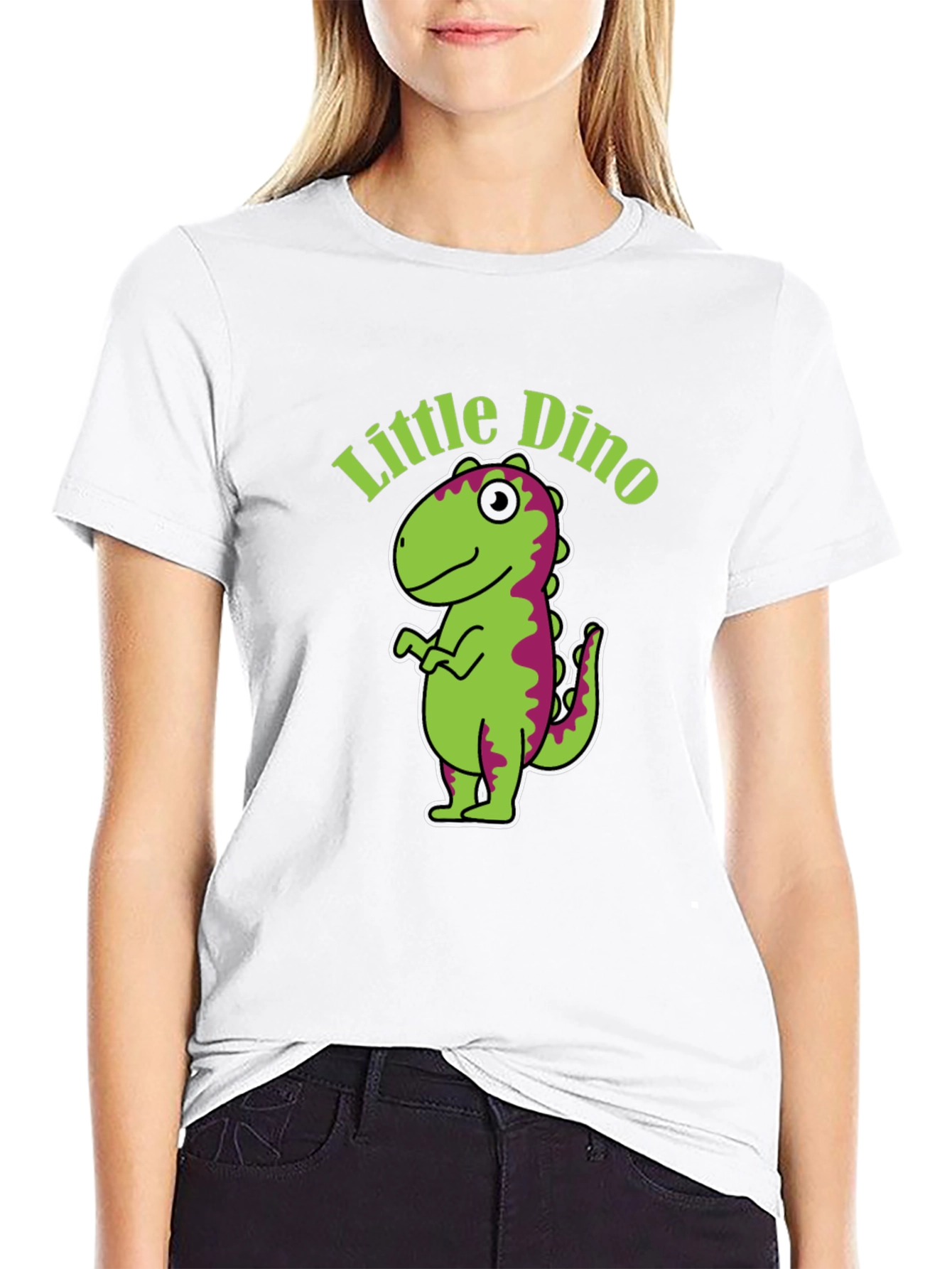 Little Dino Graphic Tee - Black