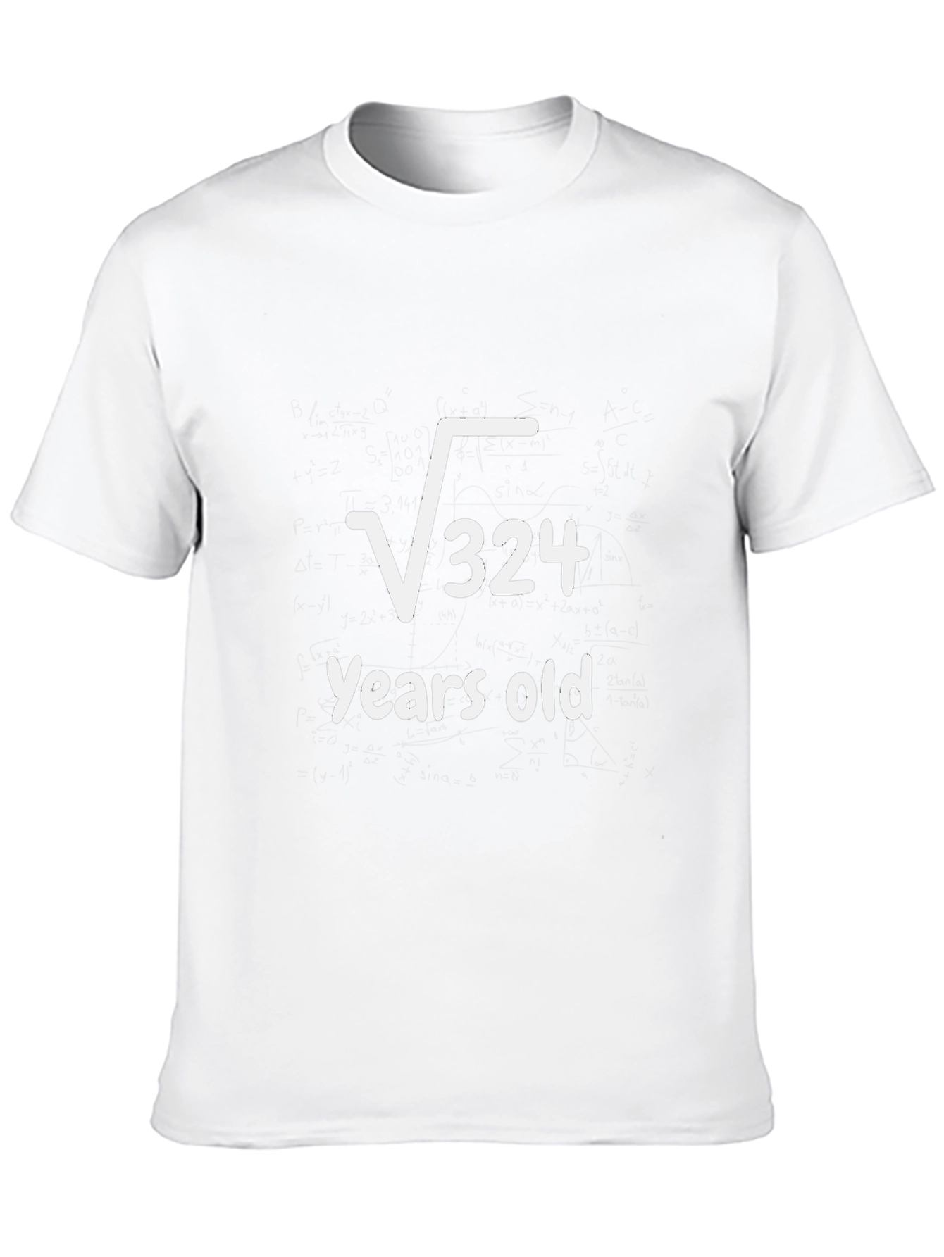 Funny 18 Years Old T-Shirt - Math Birthday Gift
