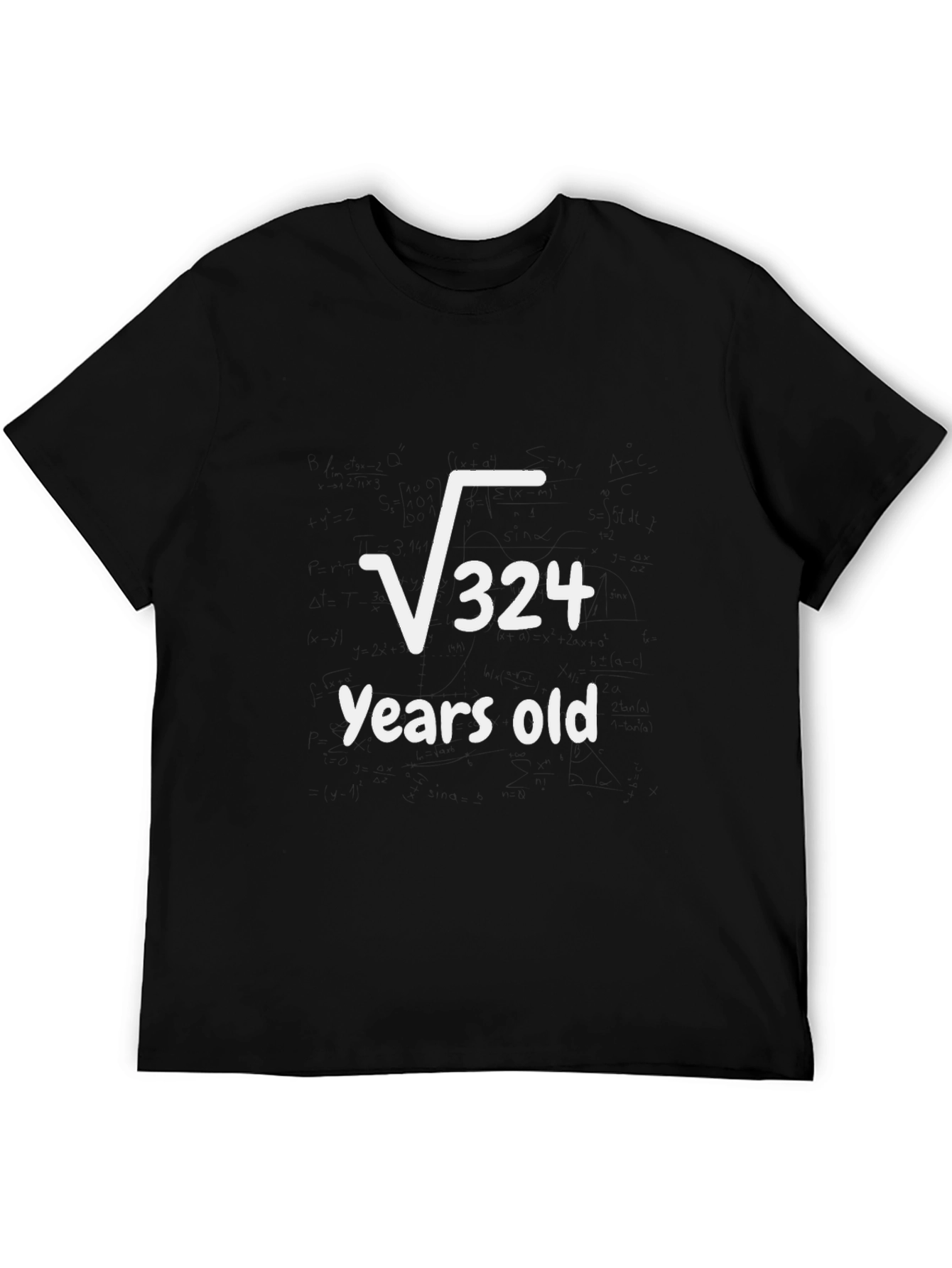 Funny 18 Years Old T-Shirt - Math Birthday Gift