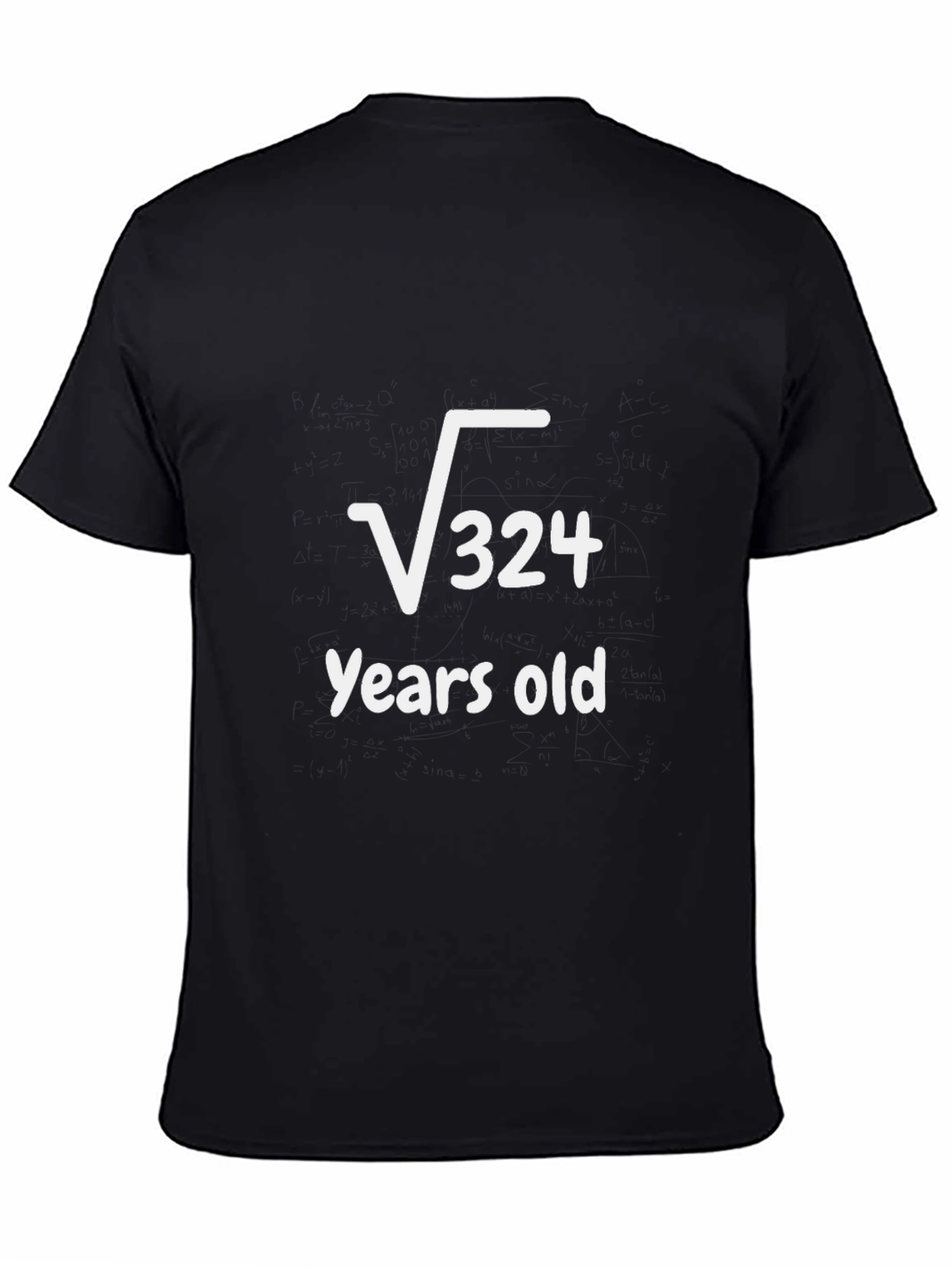 Funny 18 Years Old T-Shirt - Math Birthday Gift