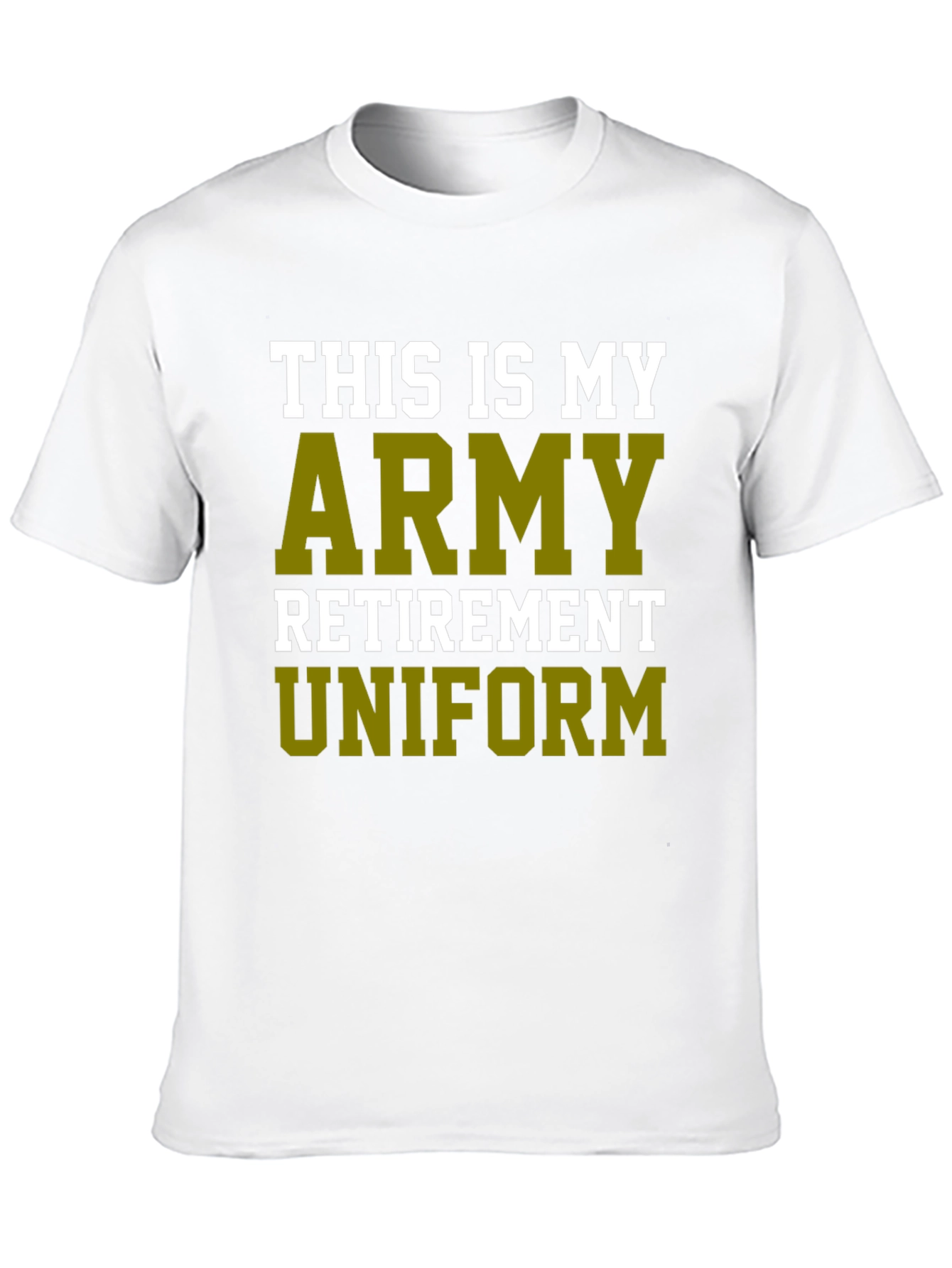 Army Retirement Uniform T-Shirt