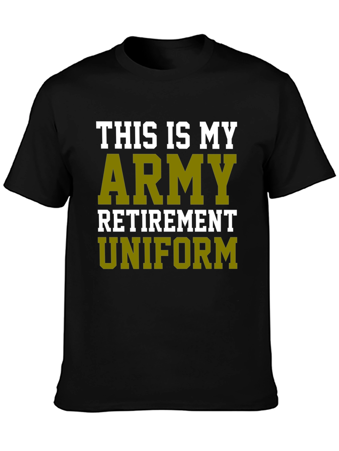 Army Retirement Uniform T-Shirt