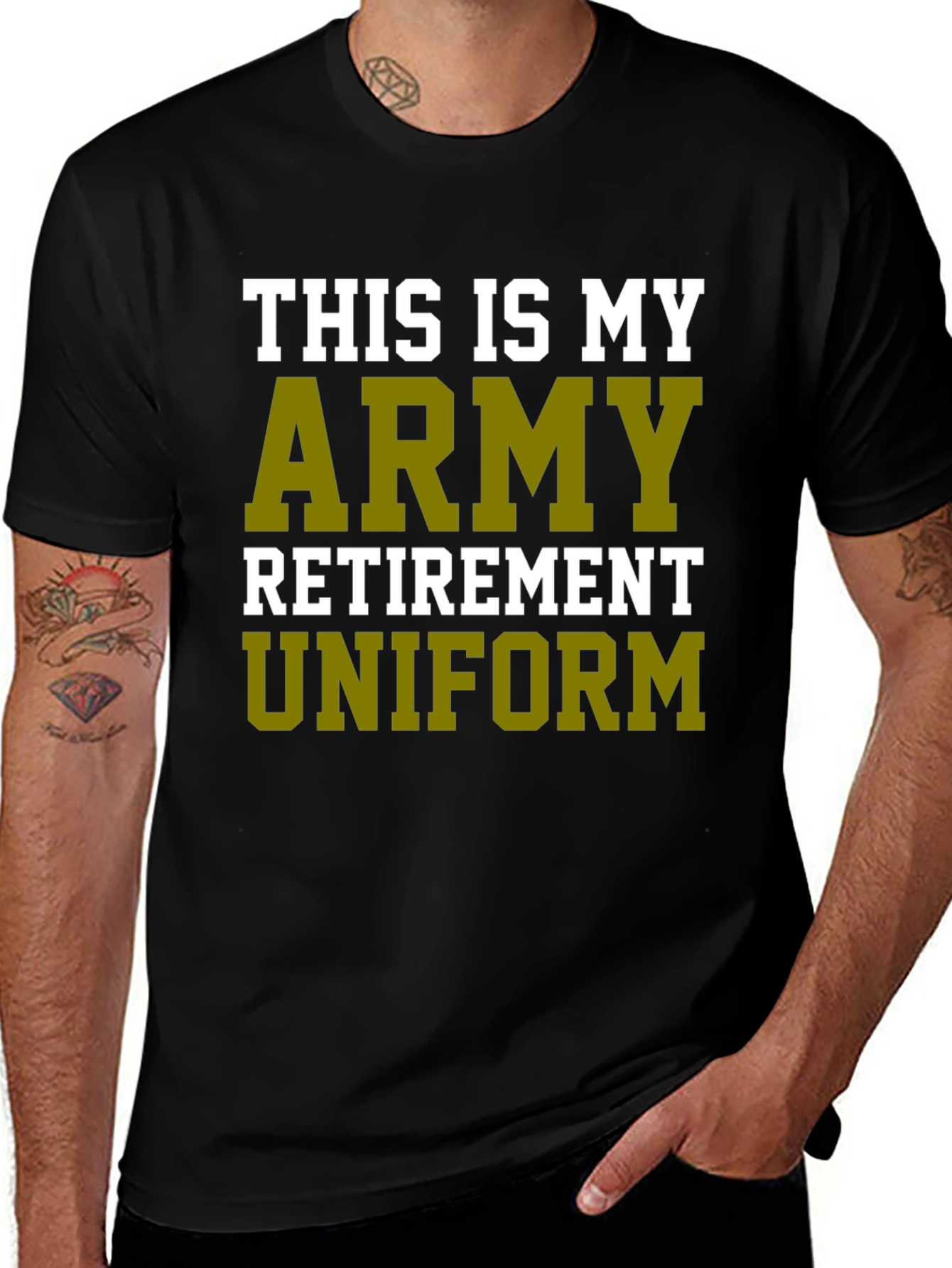Army Retirement Uniform T-Shirt