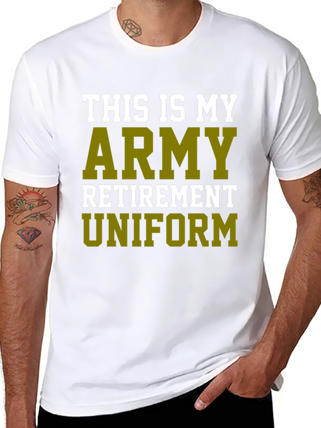 Army Retirement Uniform T-Shirt
