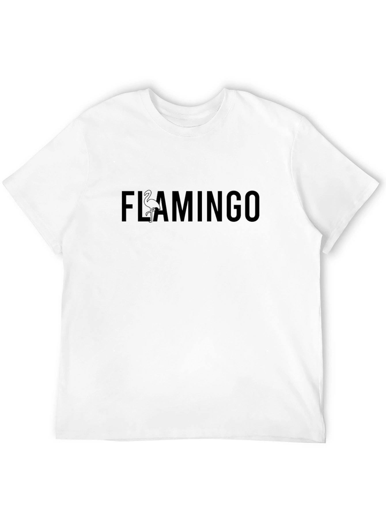 Black Flamingo Graphic T-Shirt - Casual Stylish Top