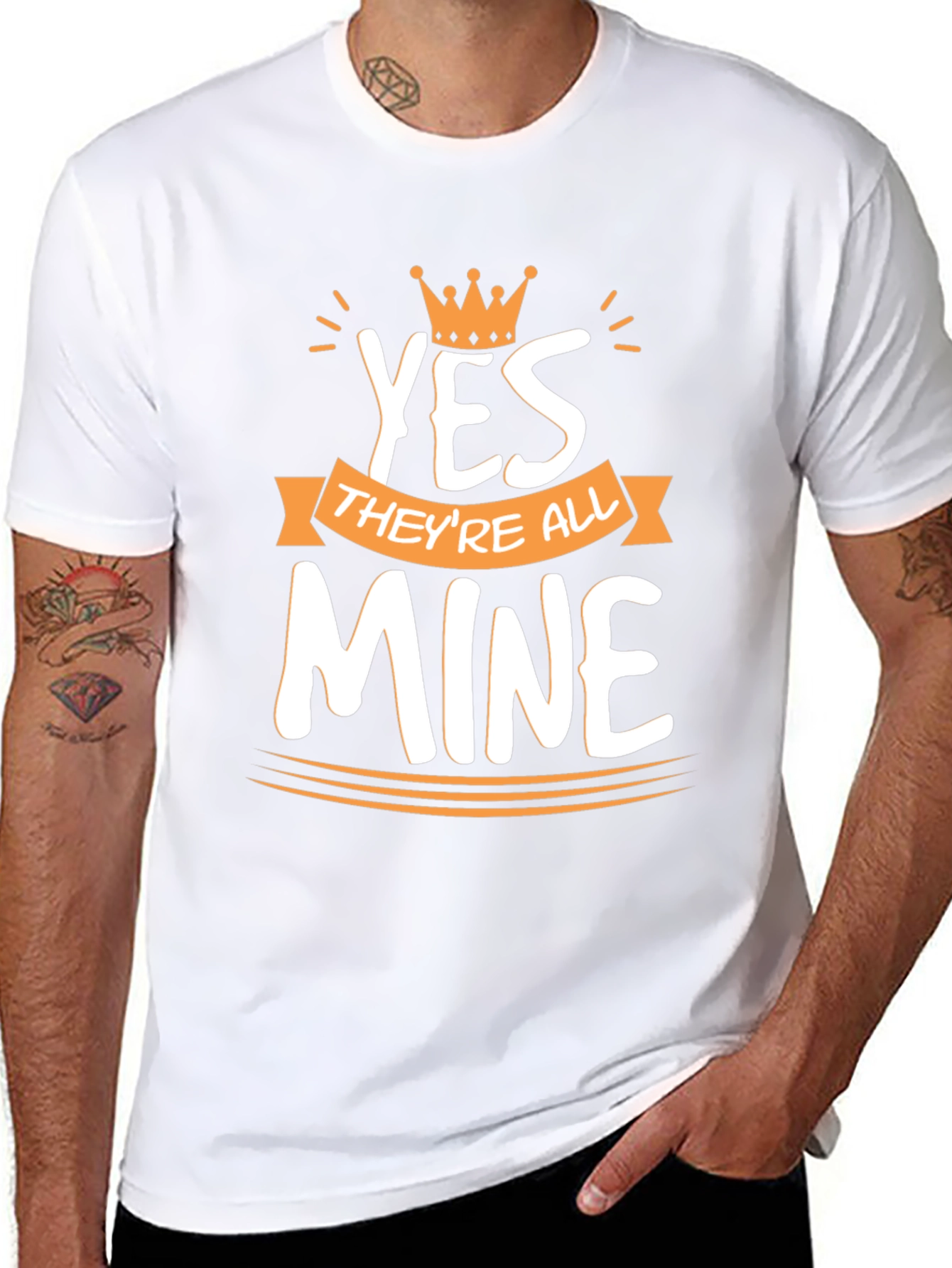 King Dad T-Shirt: Yes Theyre All Mine