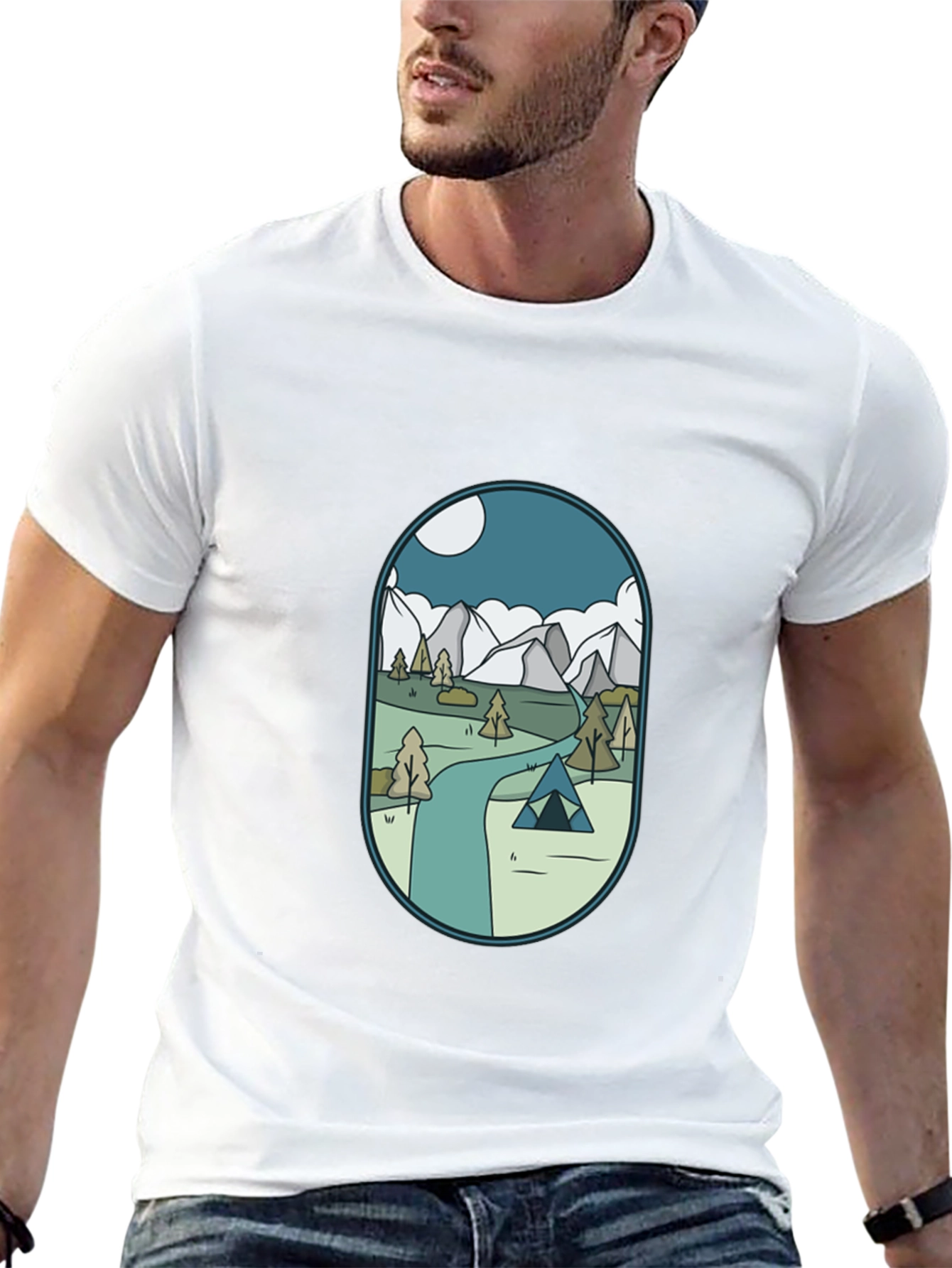 Nature Graphic Tee - Mountain Adventure