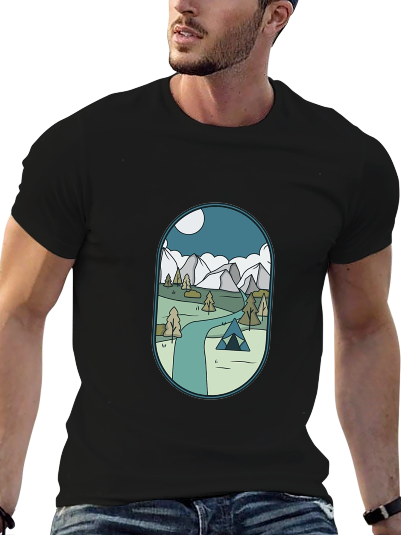 Nature Graphic Tee - Mountain Adventure