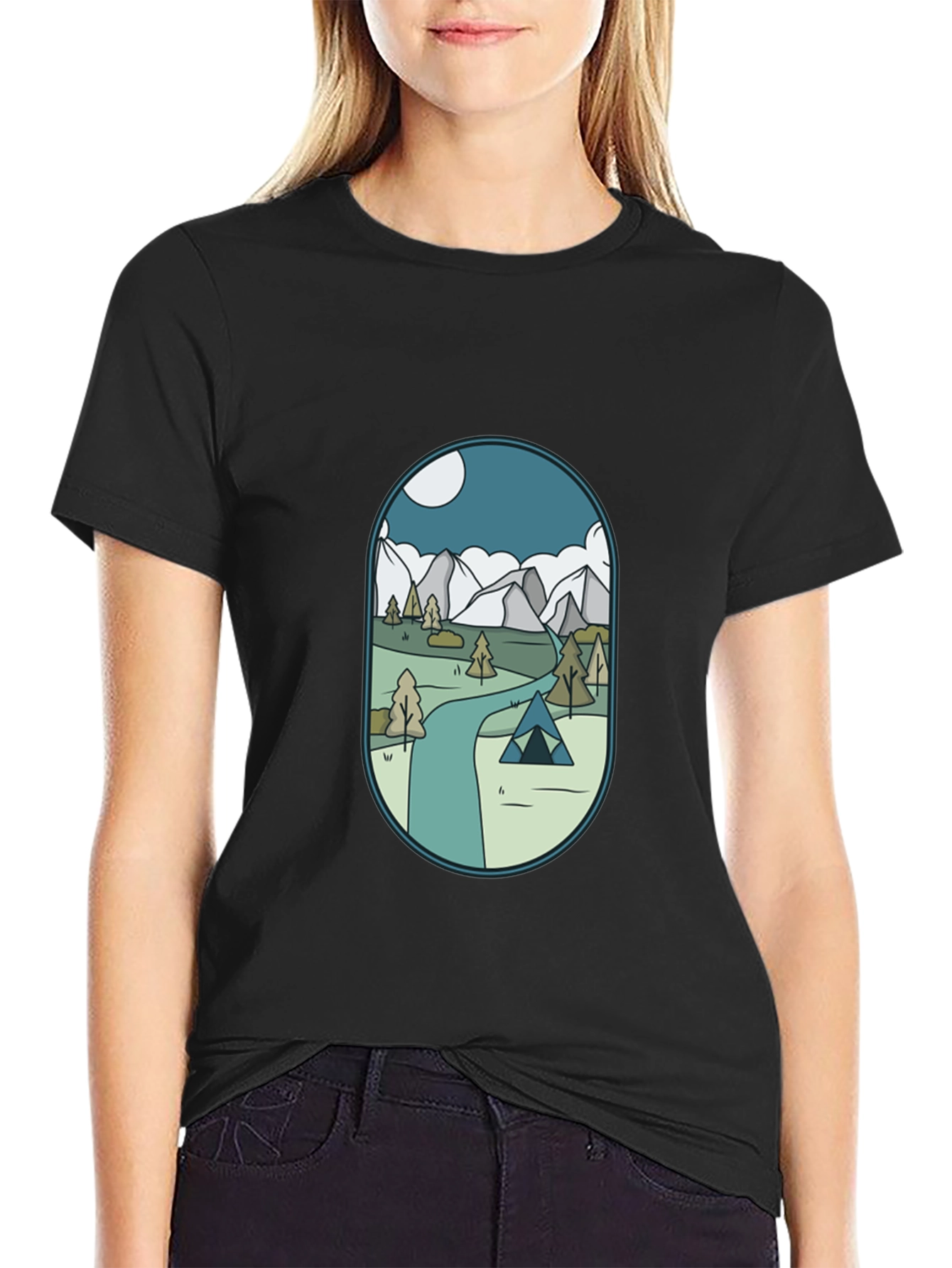 Nature Graphic Tee - Mountain Adventure