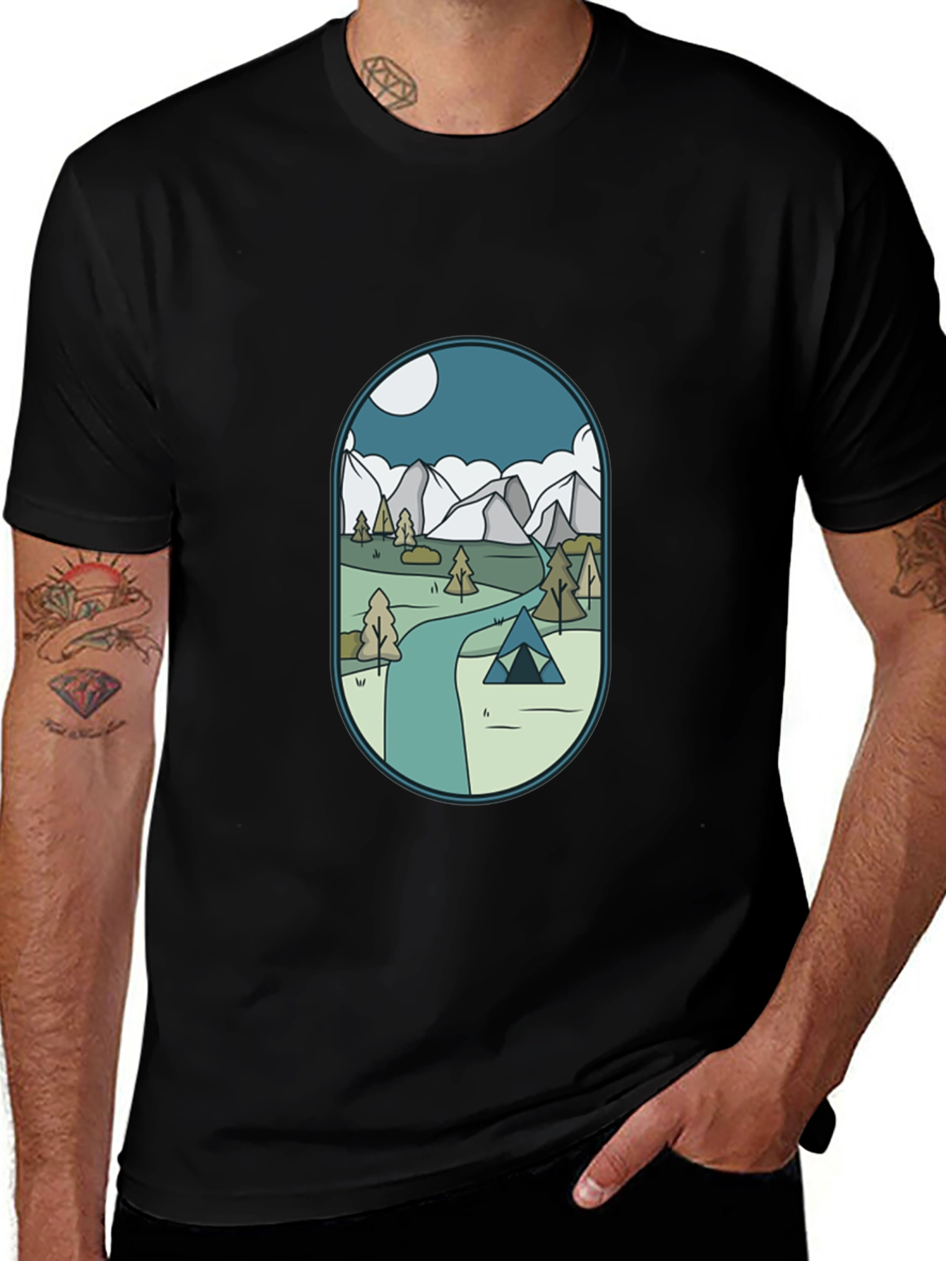 Nature Graphic Tee - Mountain Adventure