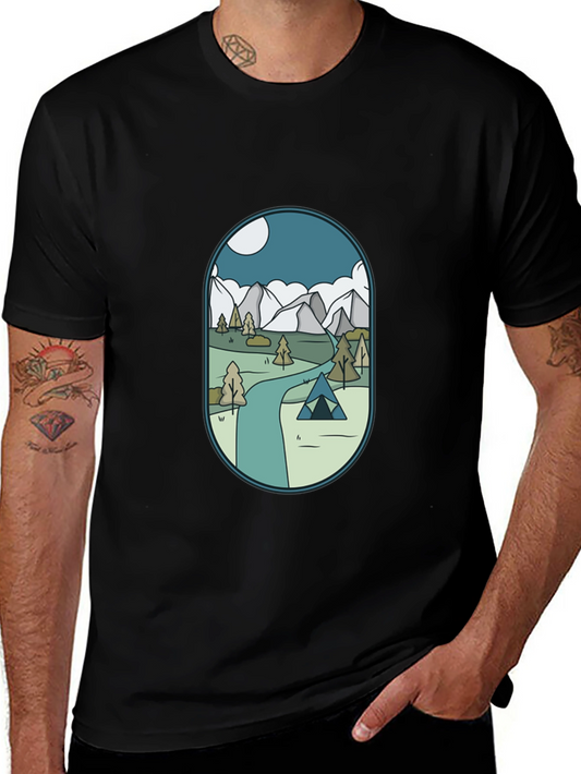 Nature Graphic Tee - Mountain Adventure