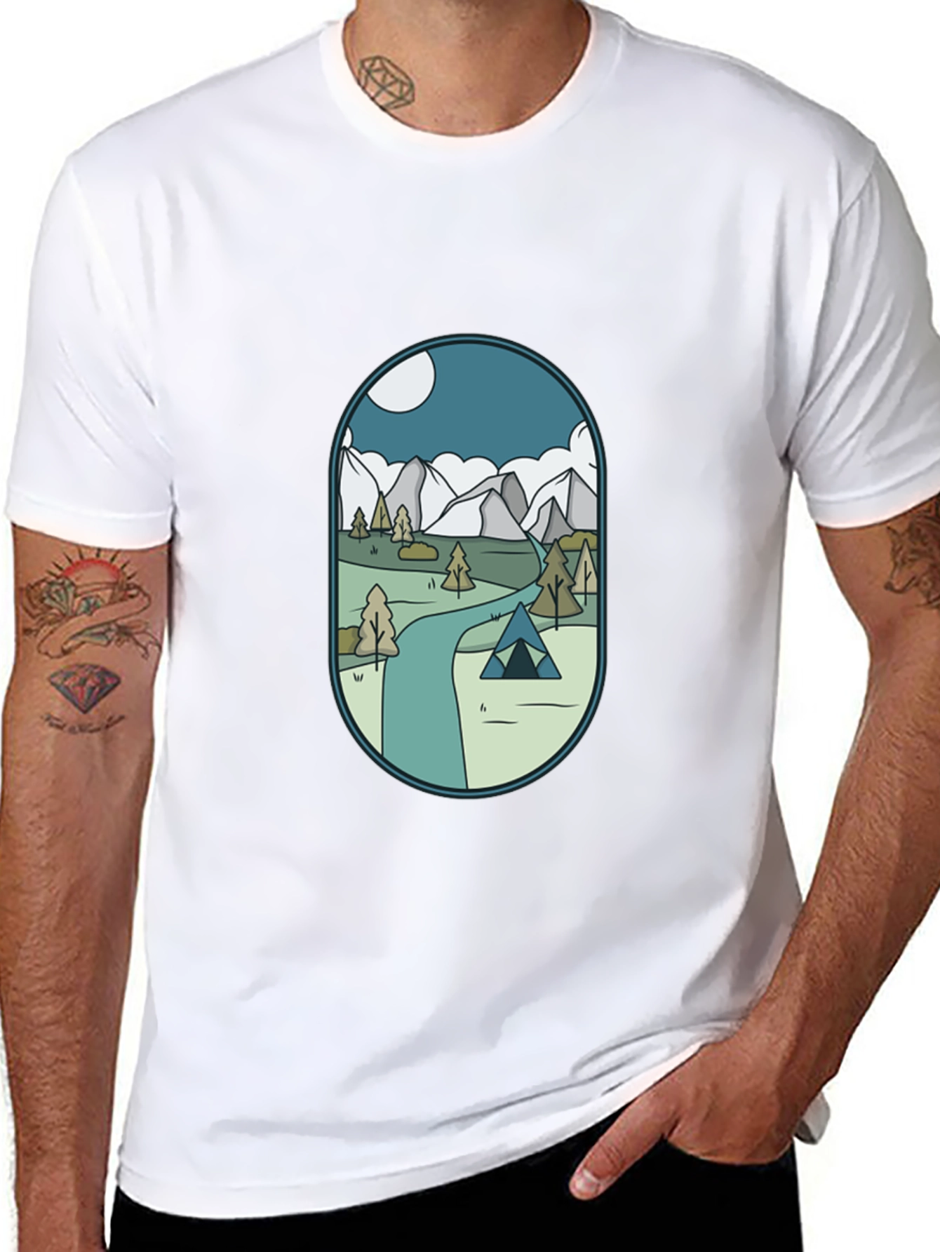 Nature Graphic Tee - Mountain Adventure