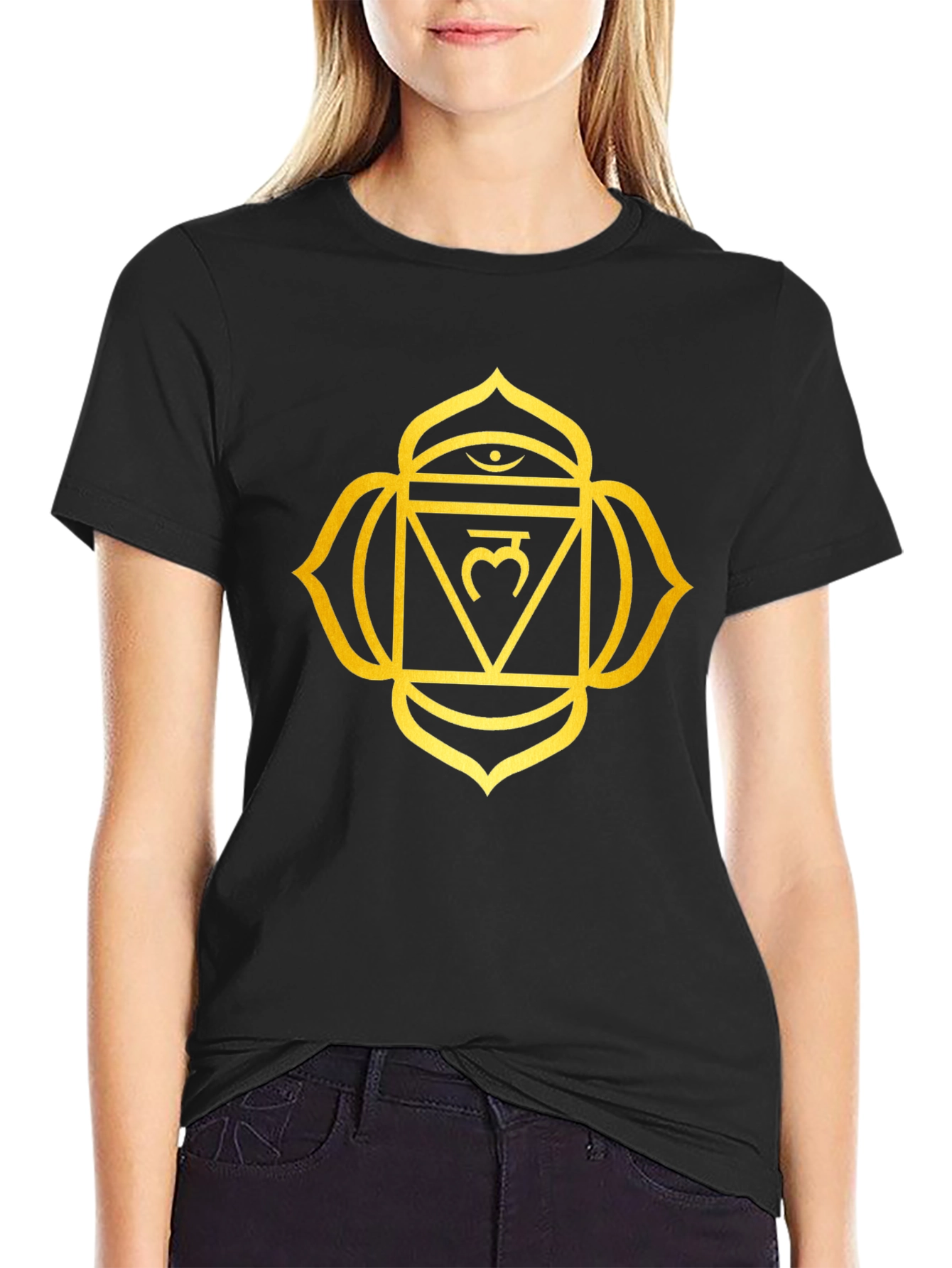 Muladhara Chakra Black T-Shirt