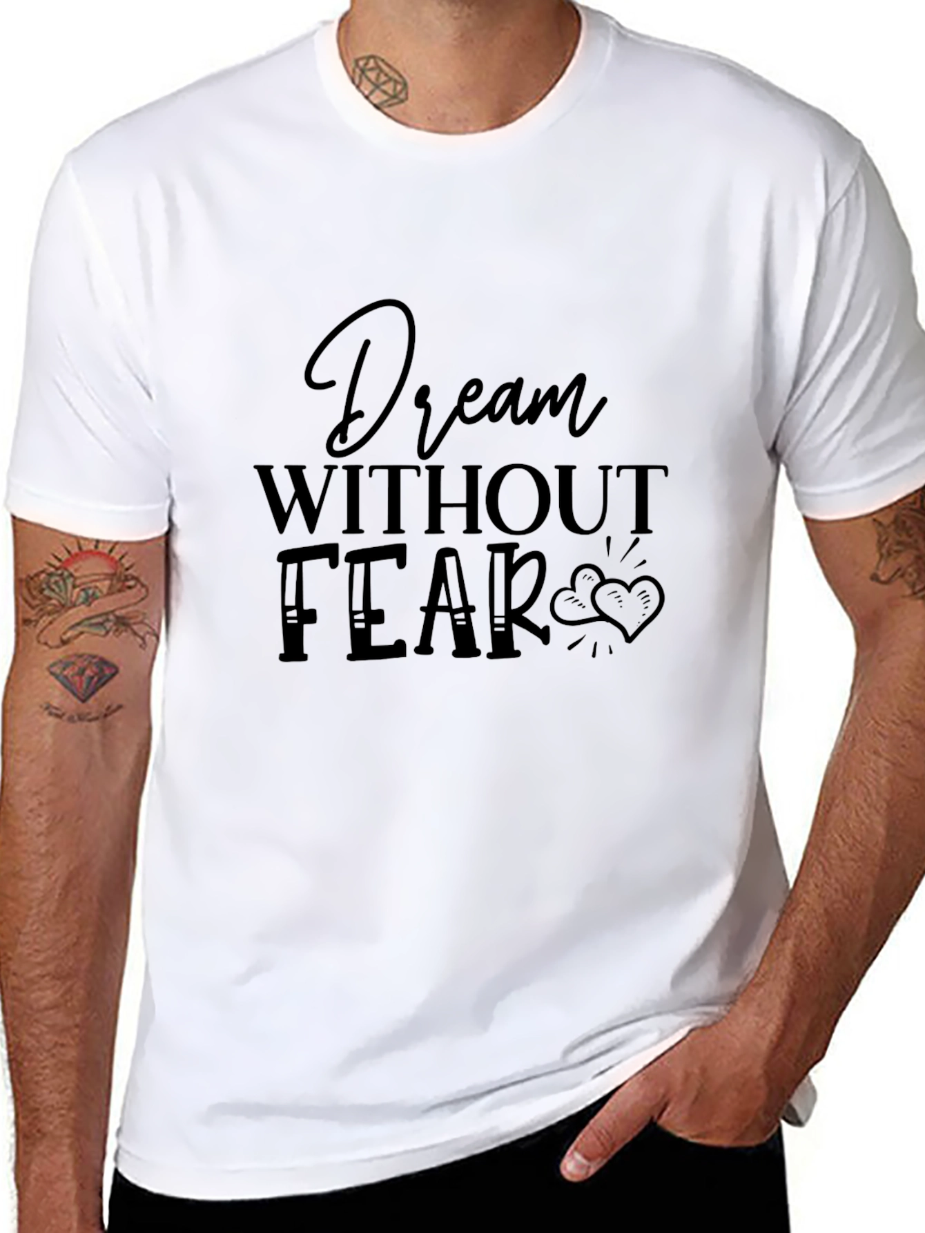 Dream Without Fear T-Shirt - Black