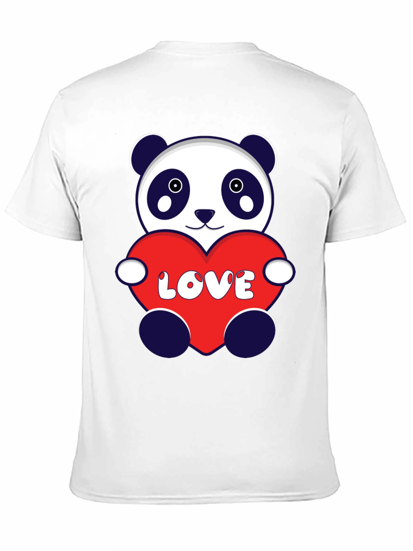Panda Love Heart T-Shirt