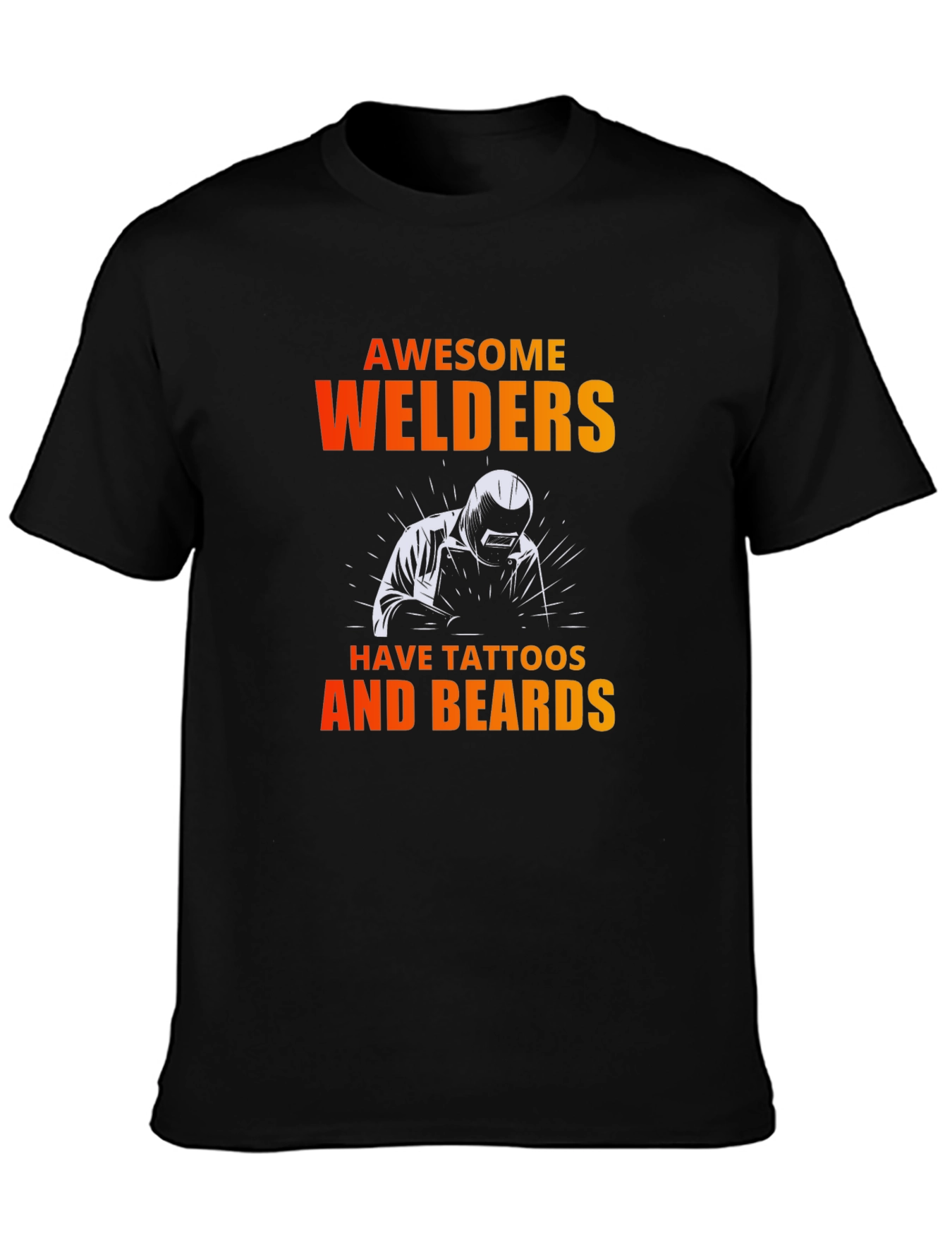 Awesome Welders T-Shirt - Tattoos & Beards
