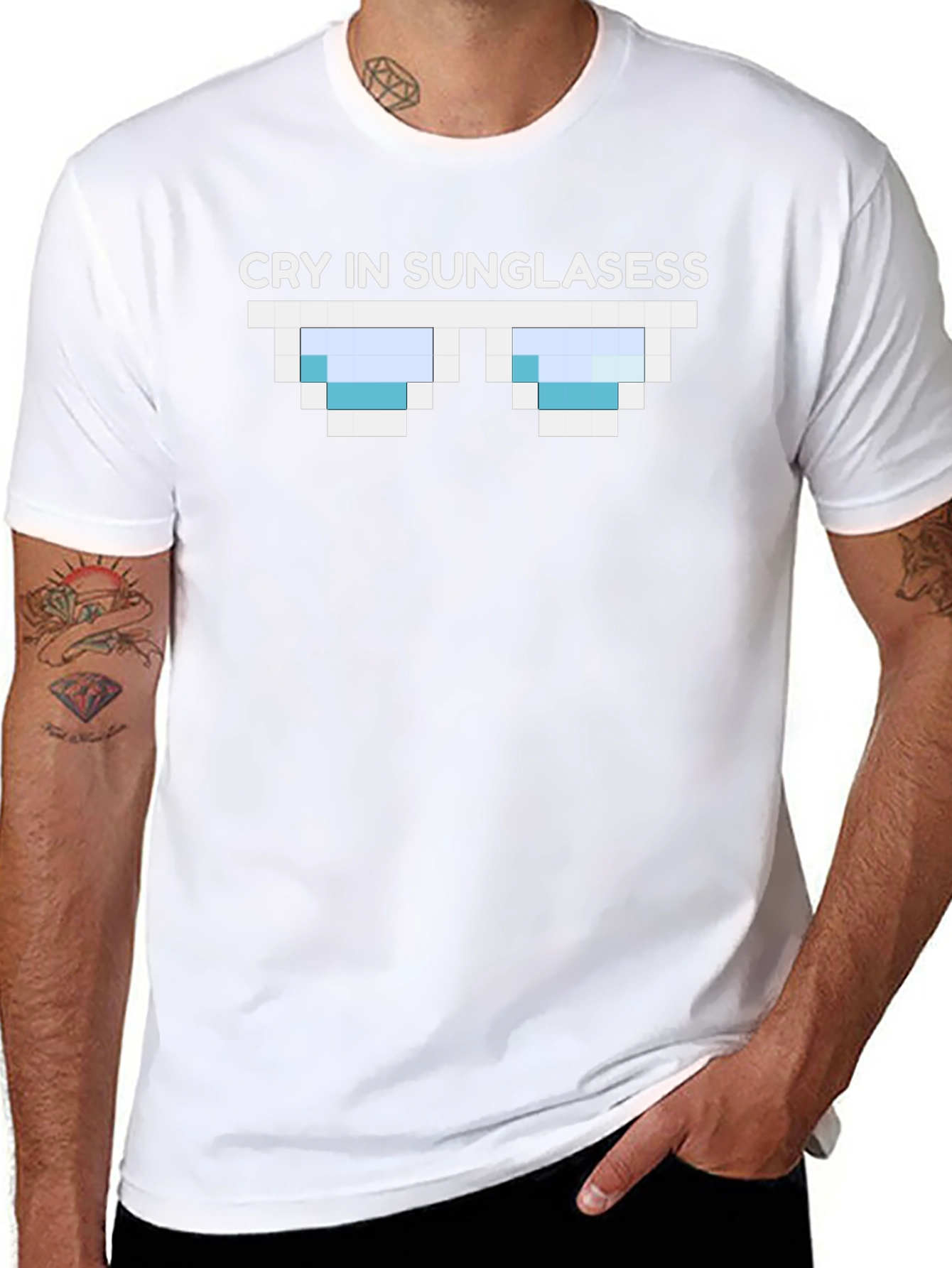 Cry in Sunglasess T-Shirt