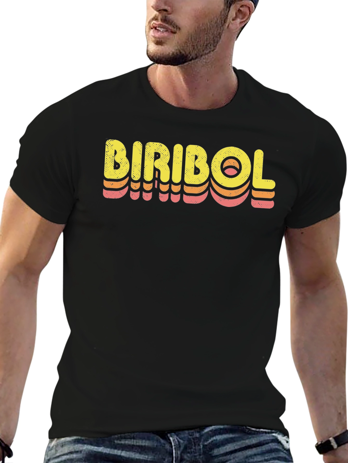 Biribol Retro Black T-Shirt
