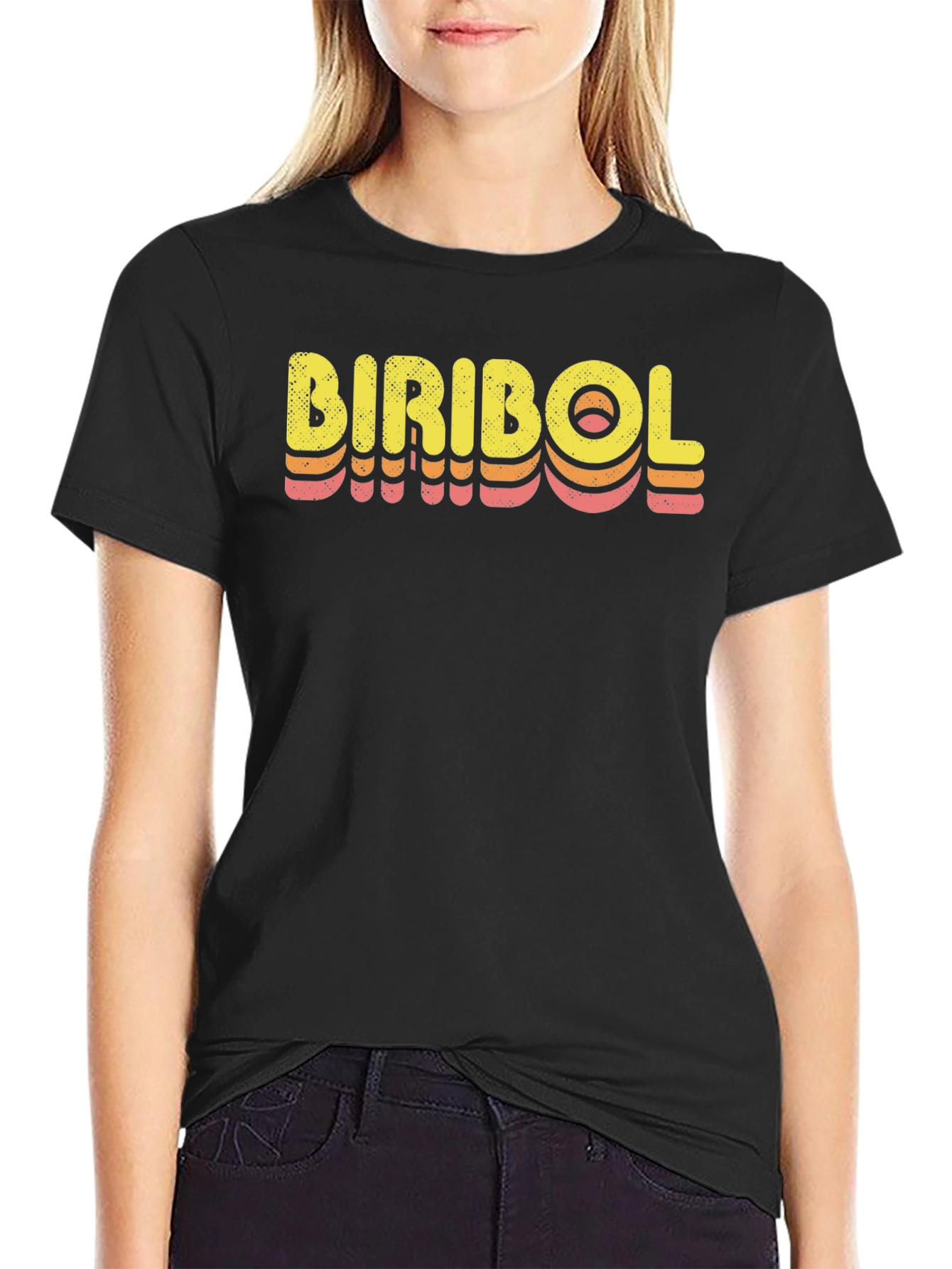 Biribol Retro Black T-Shirt