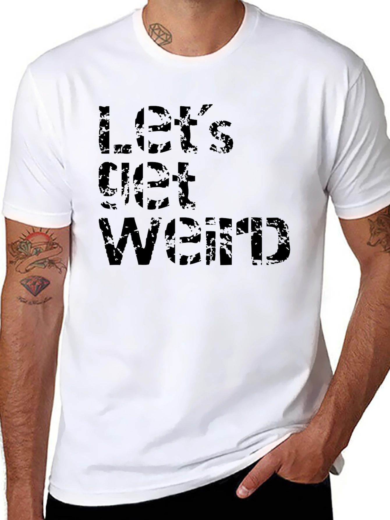 Lets Get Weird Black T-Shirt