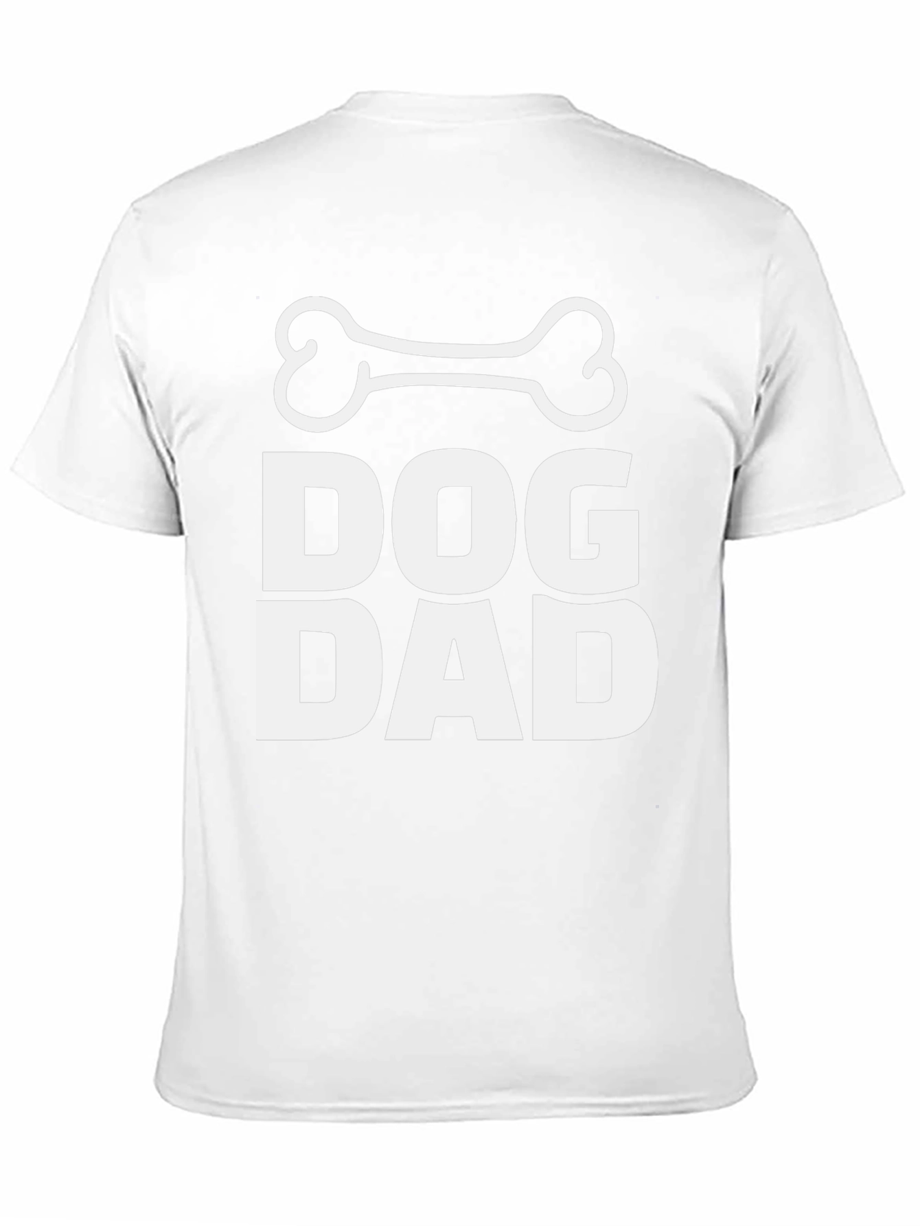 Dog Dad T-Shirt - Black Cotton Blend