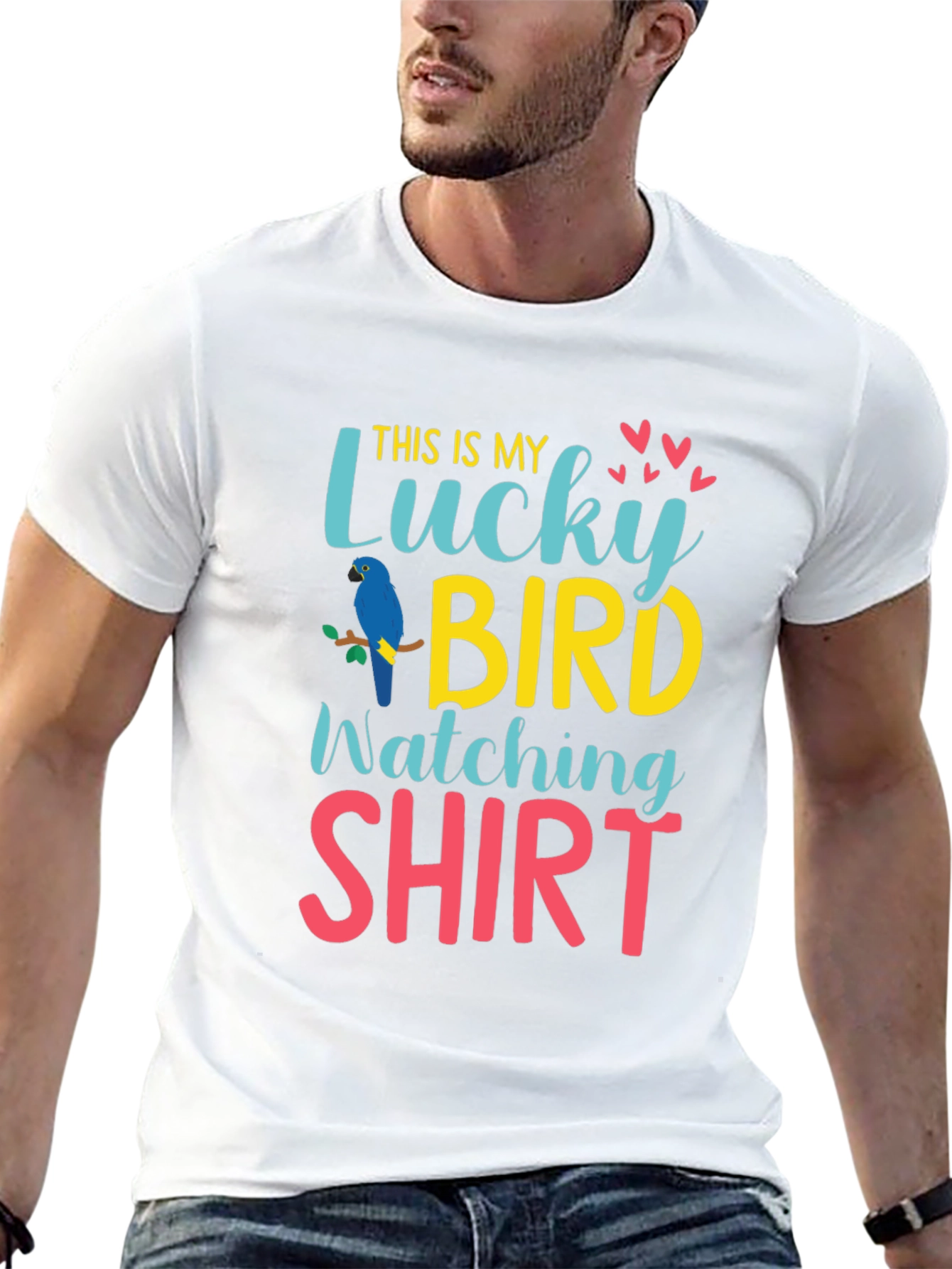 Lucky Bird Watching Shirt - Graphic Tee