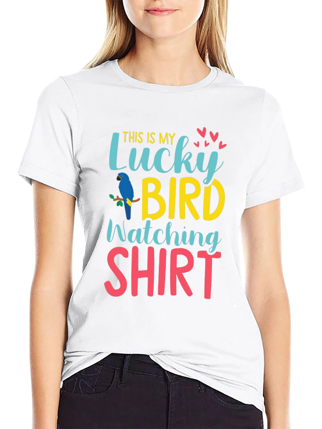 Lucky Bird Watching Shirt - Graphic Tee