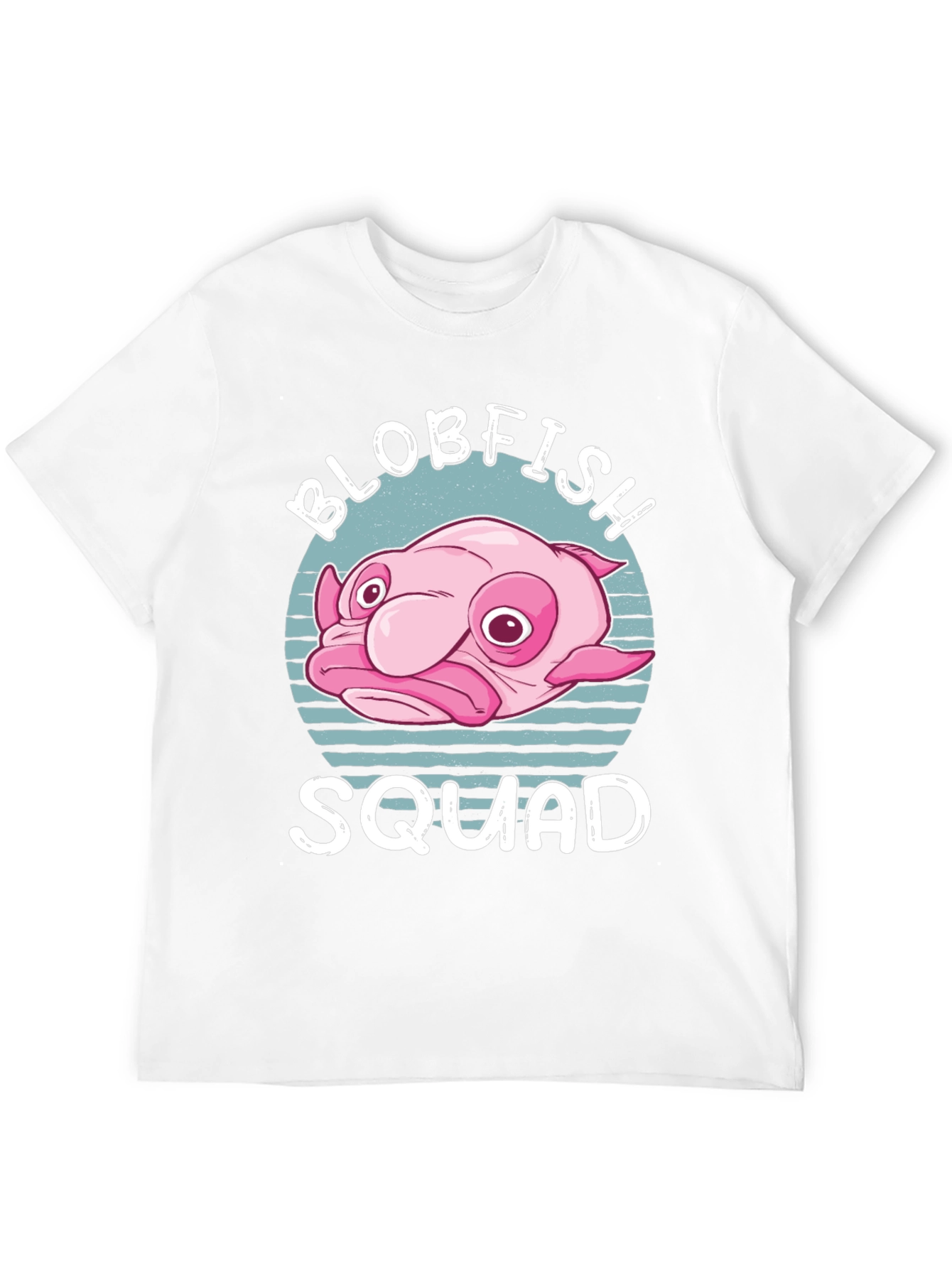Blobfish Squad Graphic T-Shirt - Black Cotton Tee