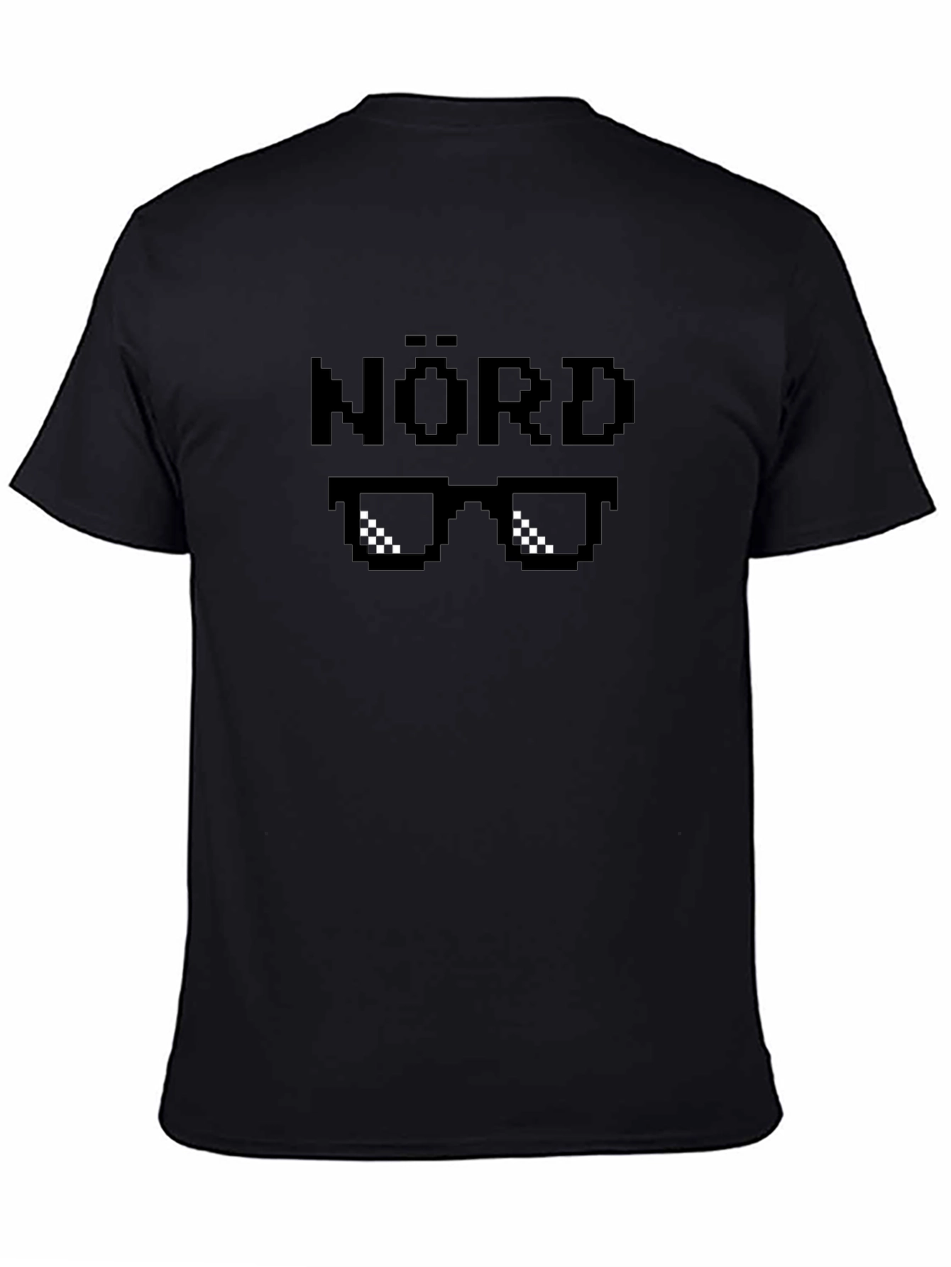 Nörd Pixel Sunglasses Graphic Tee - Black T-Shirt