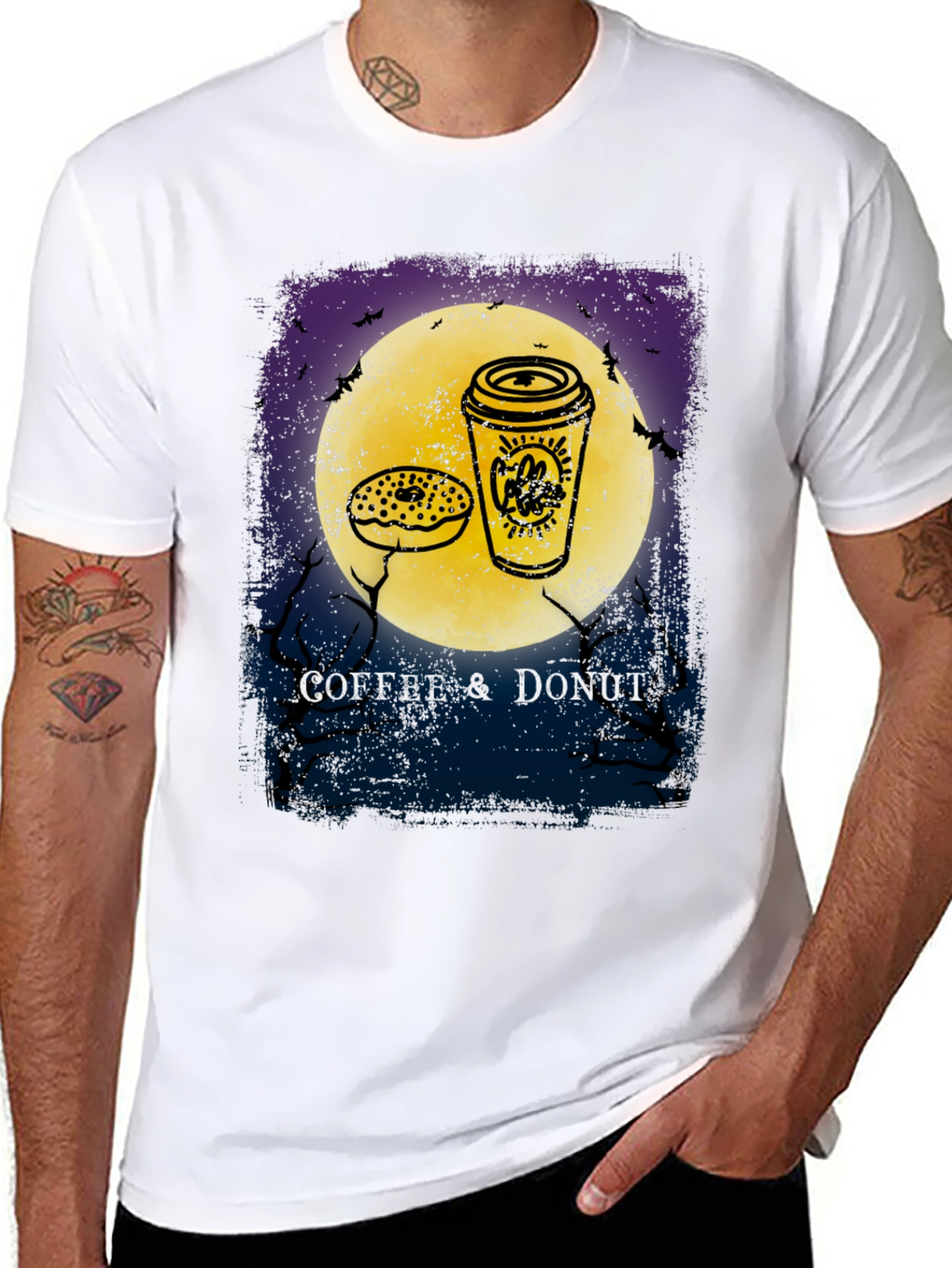 Coffee & Donut Graphic Tee