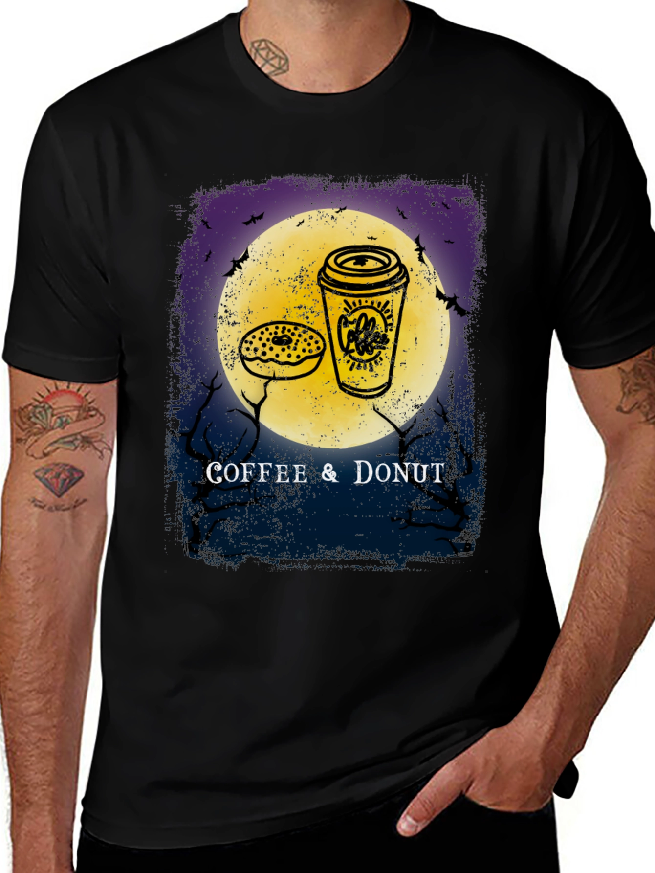 Coffee & Donut Graphic Tee