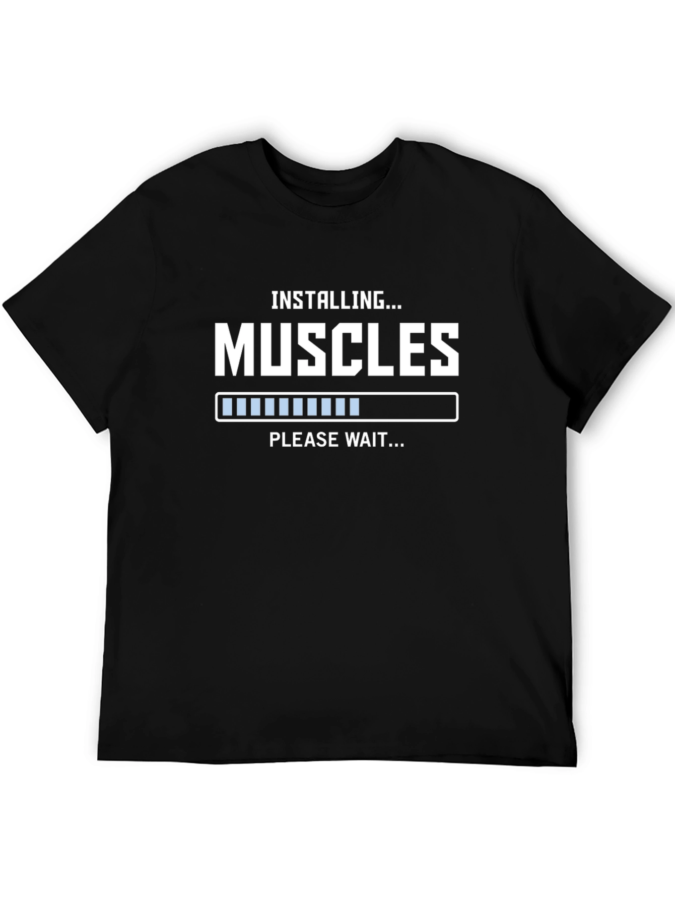 Installing Muscles Funny Workout T-Shirt