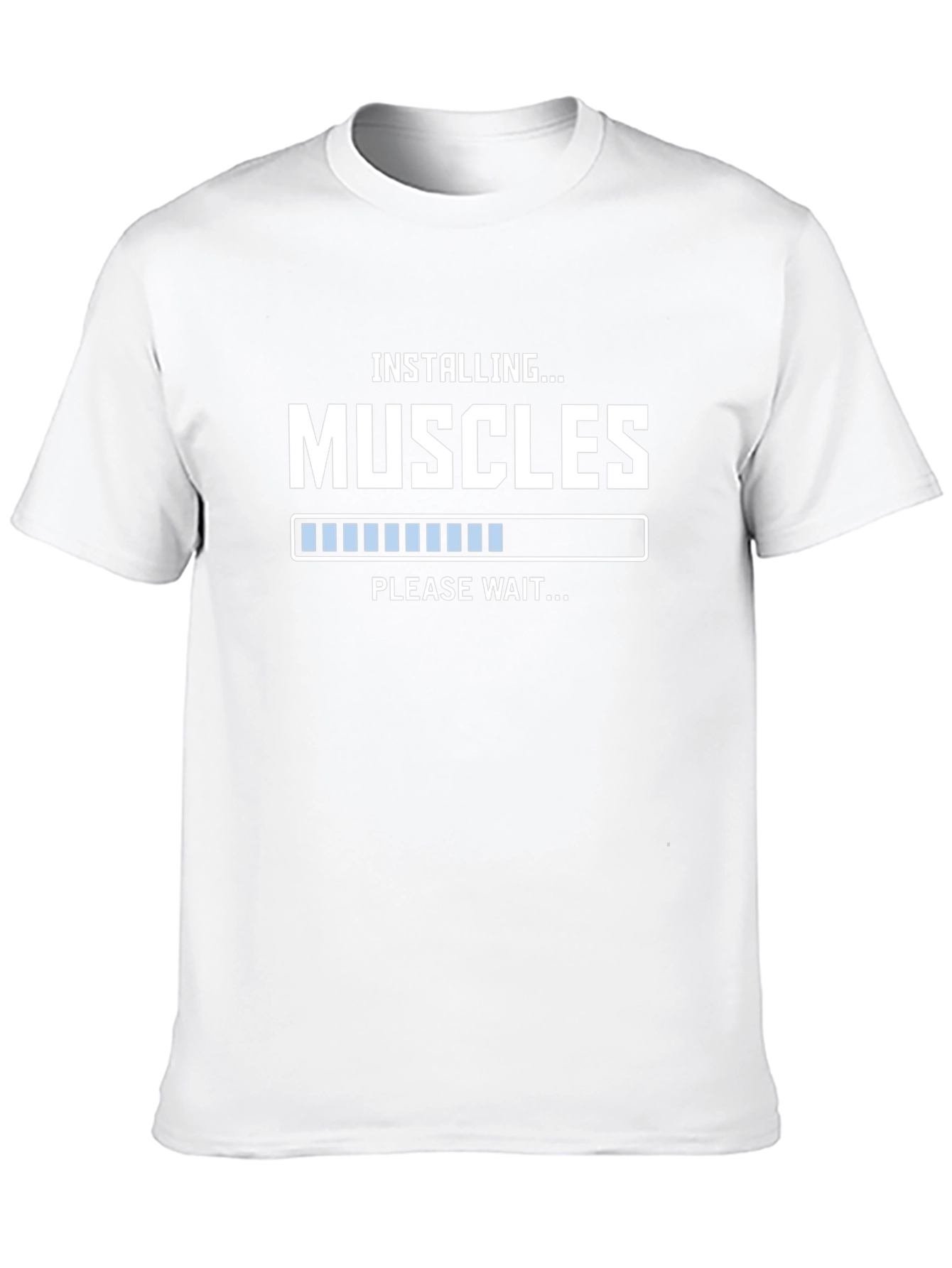 Installing Muscles Funny Workout T-Shirt