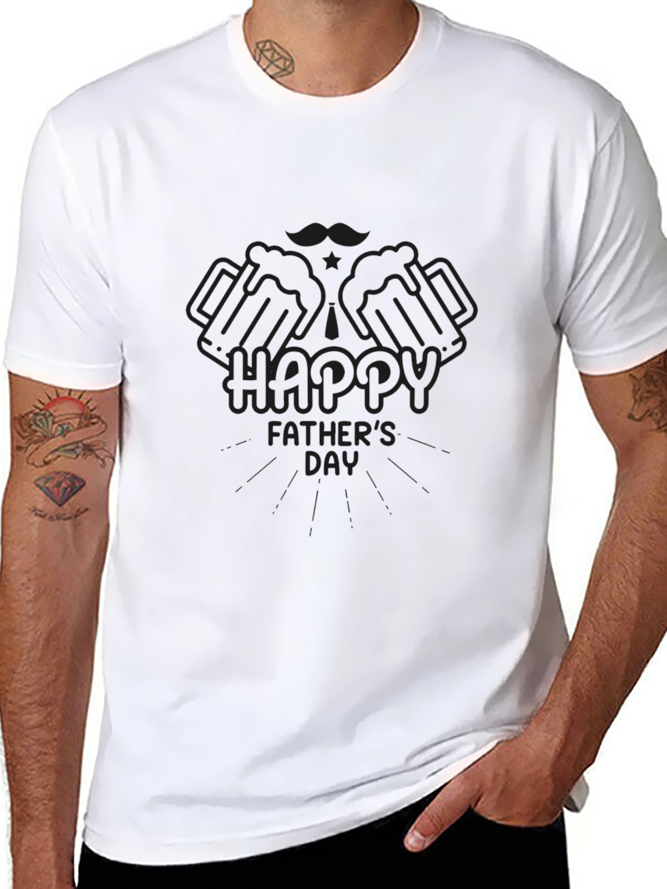 Happy Fathers Day Graphic T-Shirt