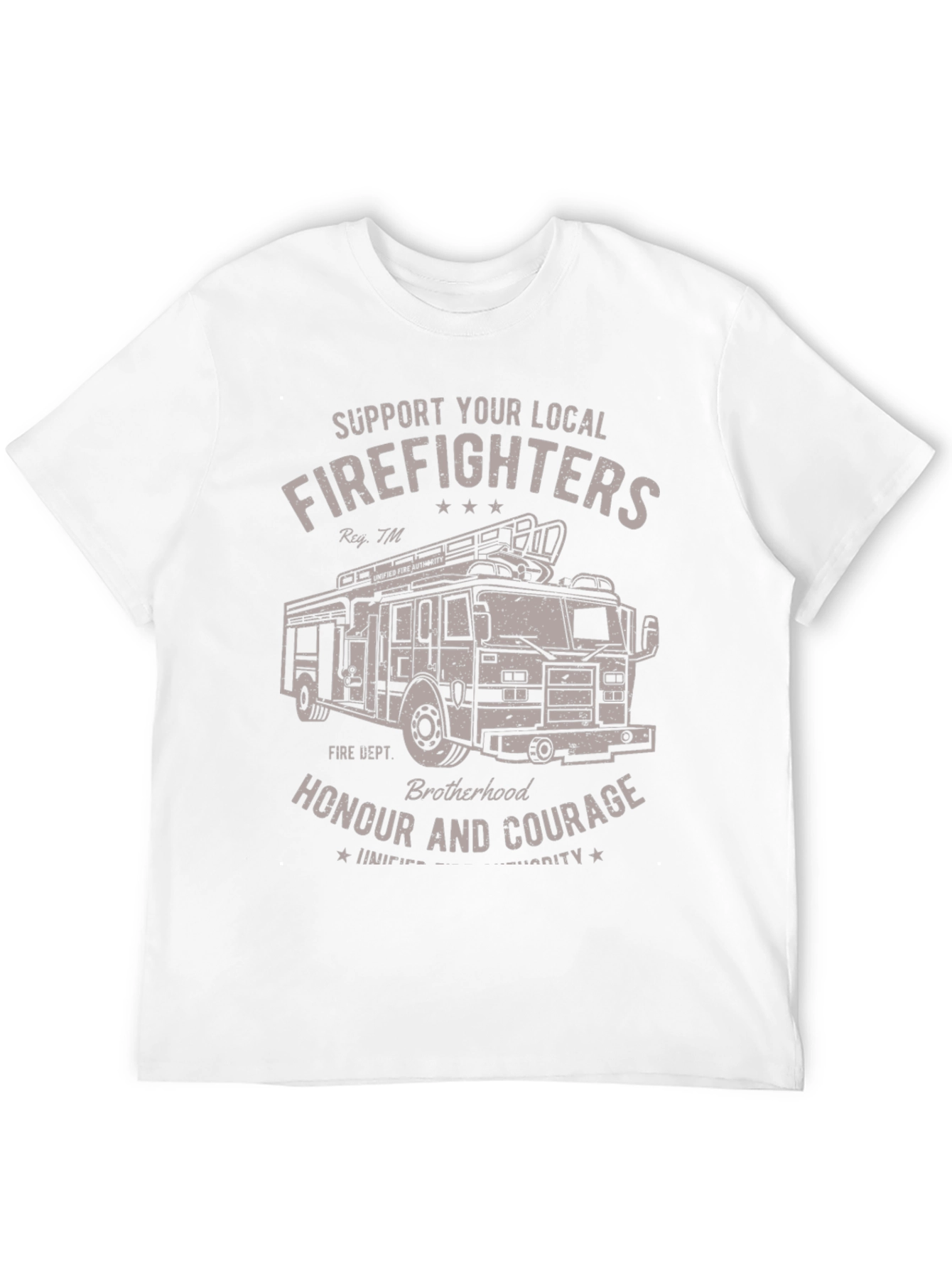 Firefighter Support T-Shirt - Honour and Courage