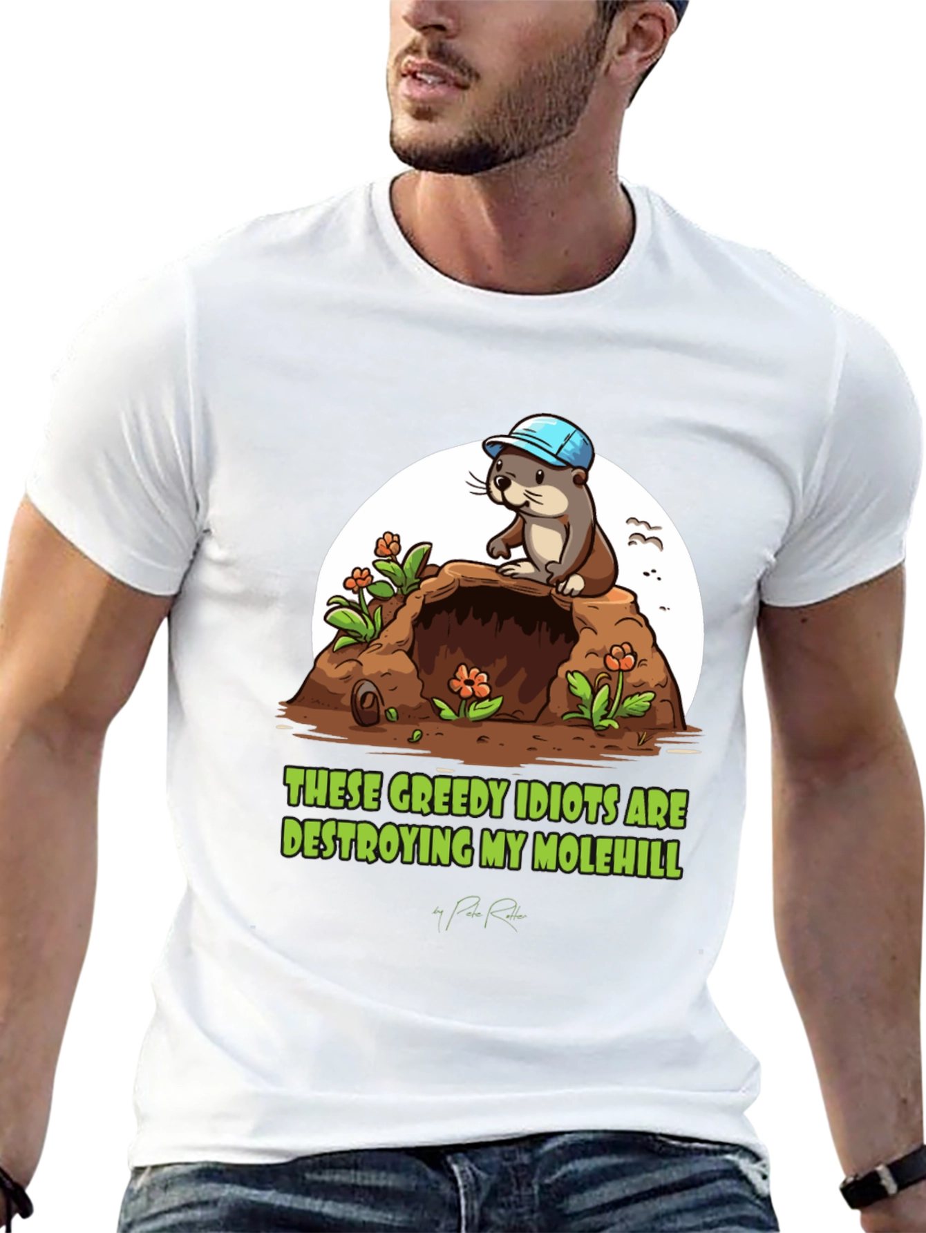 Molehill Otter Graphic Tee - These Greedy Idiots
