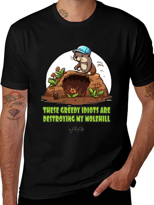 Molehill Otter Graphic Tee - These Greedy Idiots
