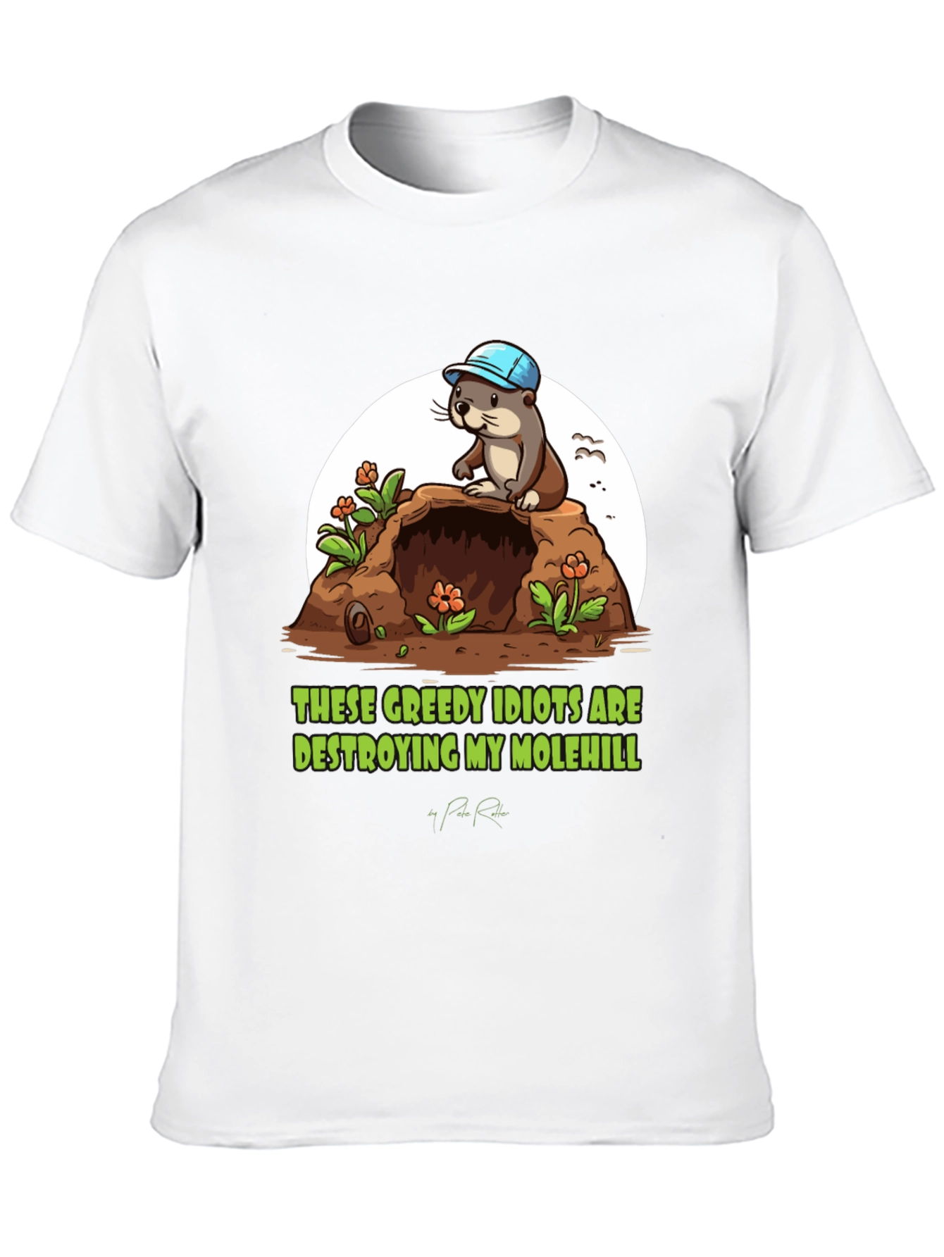 Molehill Otter Graphic Tee - These Greedy Idiots